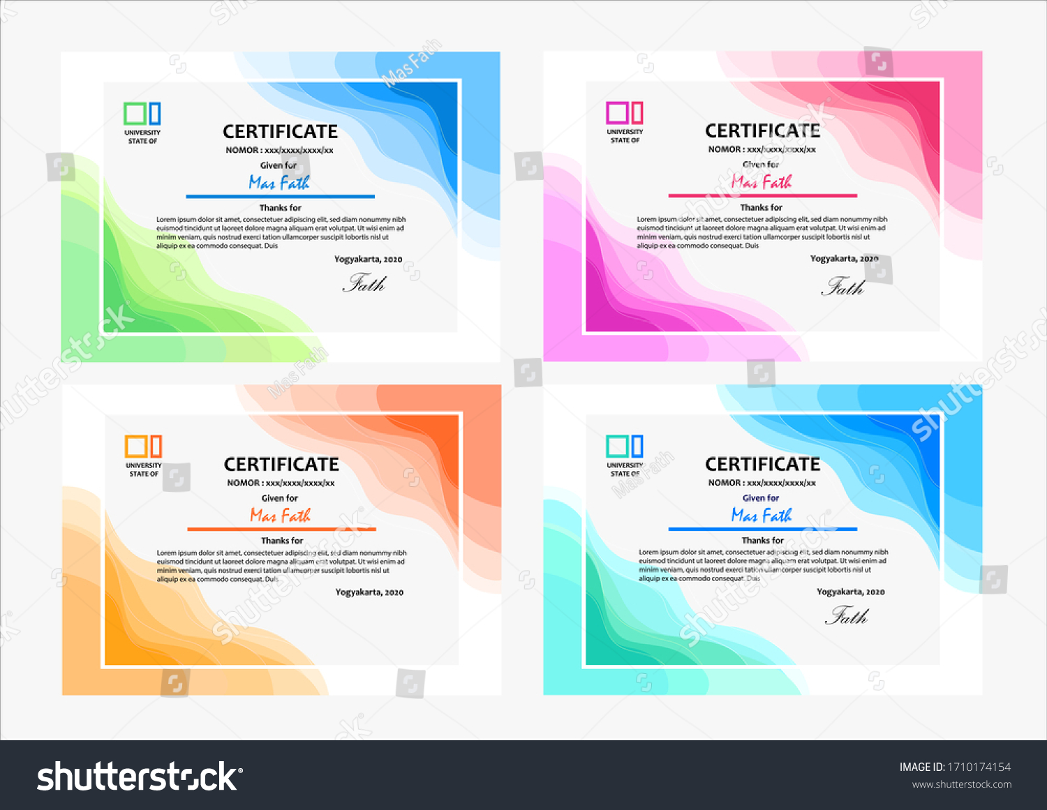 12 Sertifikat Stock Vectors, Images & Vector Art | Shutterstock