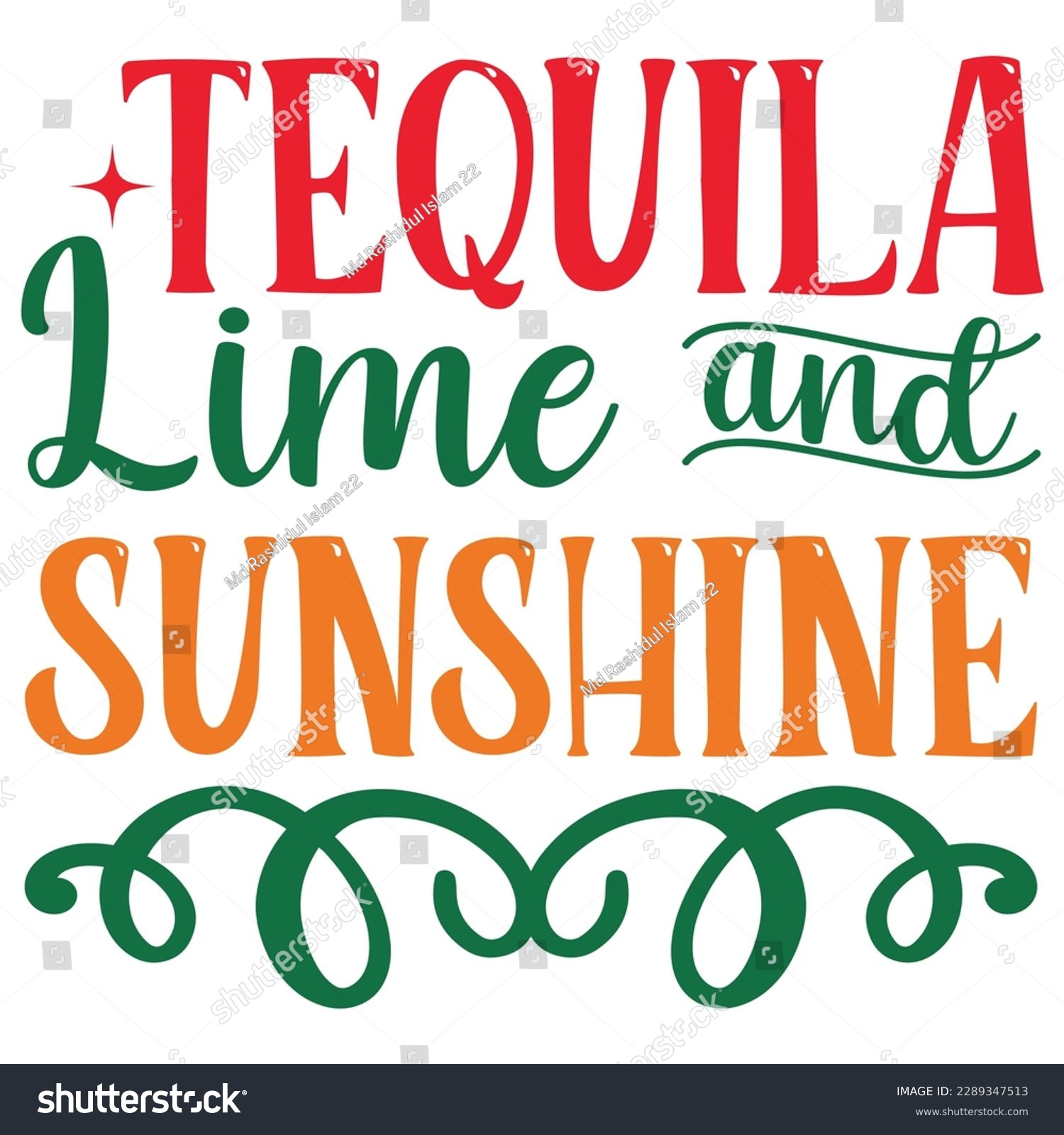 SVG of Tequila Lime And Sunshine SVG Design Vector File svg