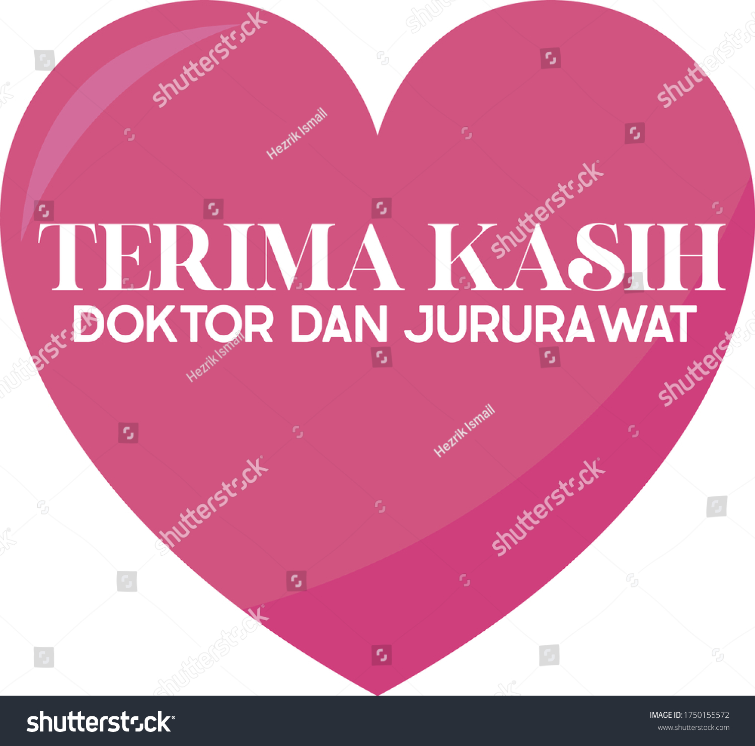 Terima Kasih Doktor Dan Jururawat Bahasa Stock Vector (Royalty 