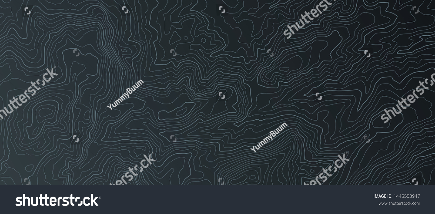SVG of Terrain map. Contours trails, image grid geographic relief topographic contour line maps cartography texture, vector geo charts mapping mountain topo sea navigation illustration svg