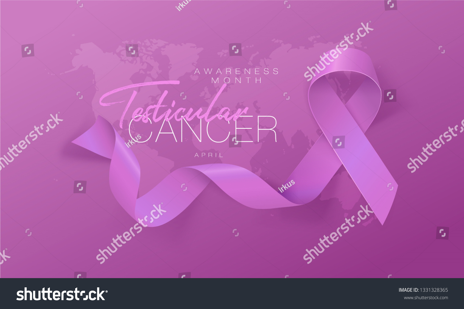 Testicular Cancer Awareness Calligraphy Poster Design Stock Vector Royalty Free 1331328365 1459