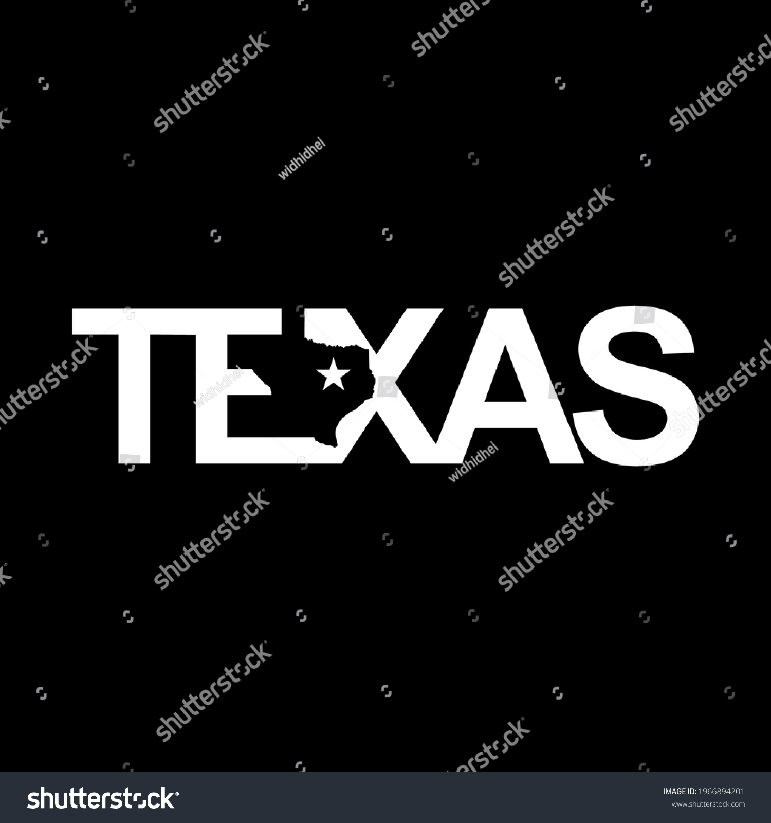 Texas Logo Design Modern Creative Idea Stock Vector (Royalty Free ...