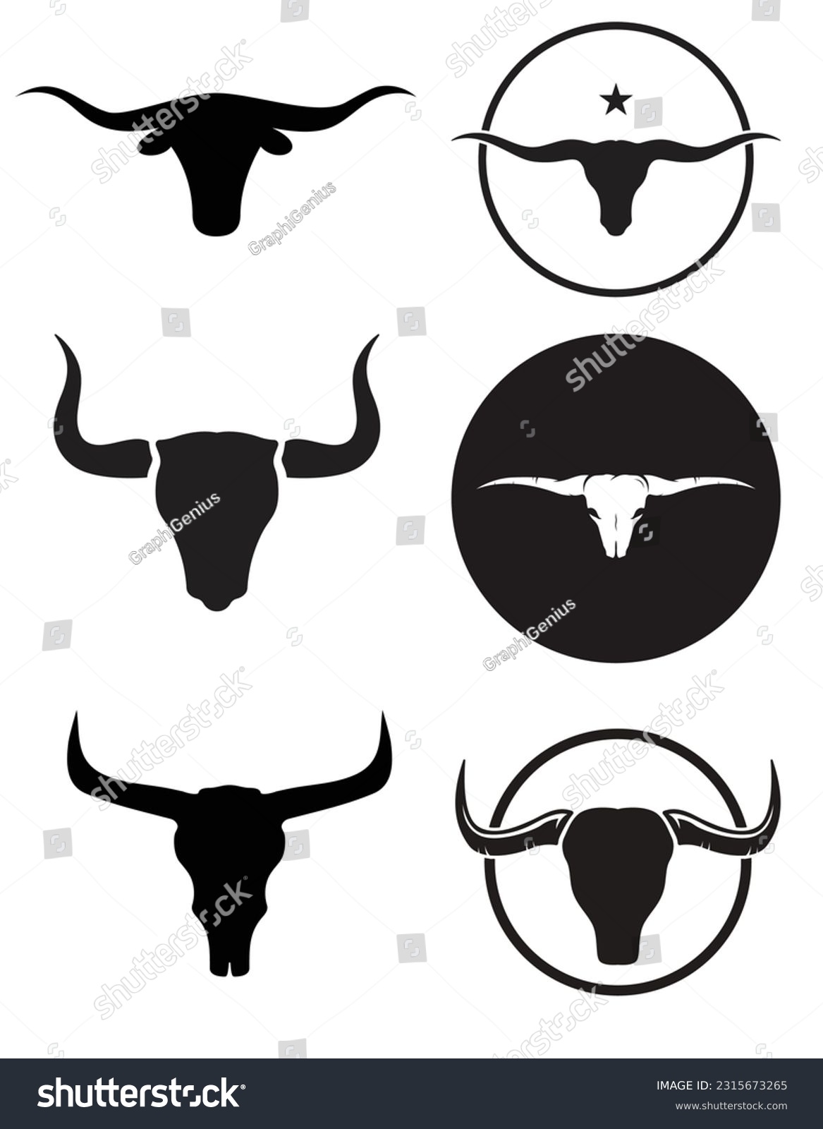 SVG of Texas Longhorn Head Svg Icons svg