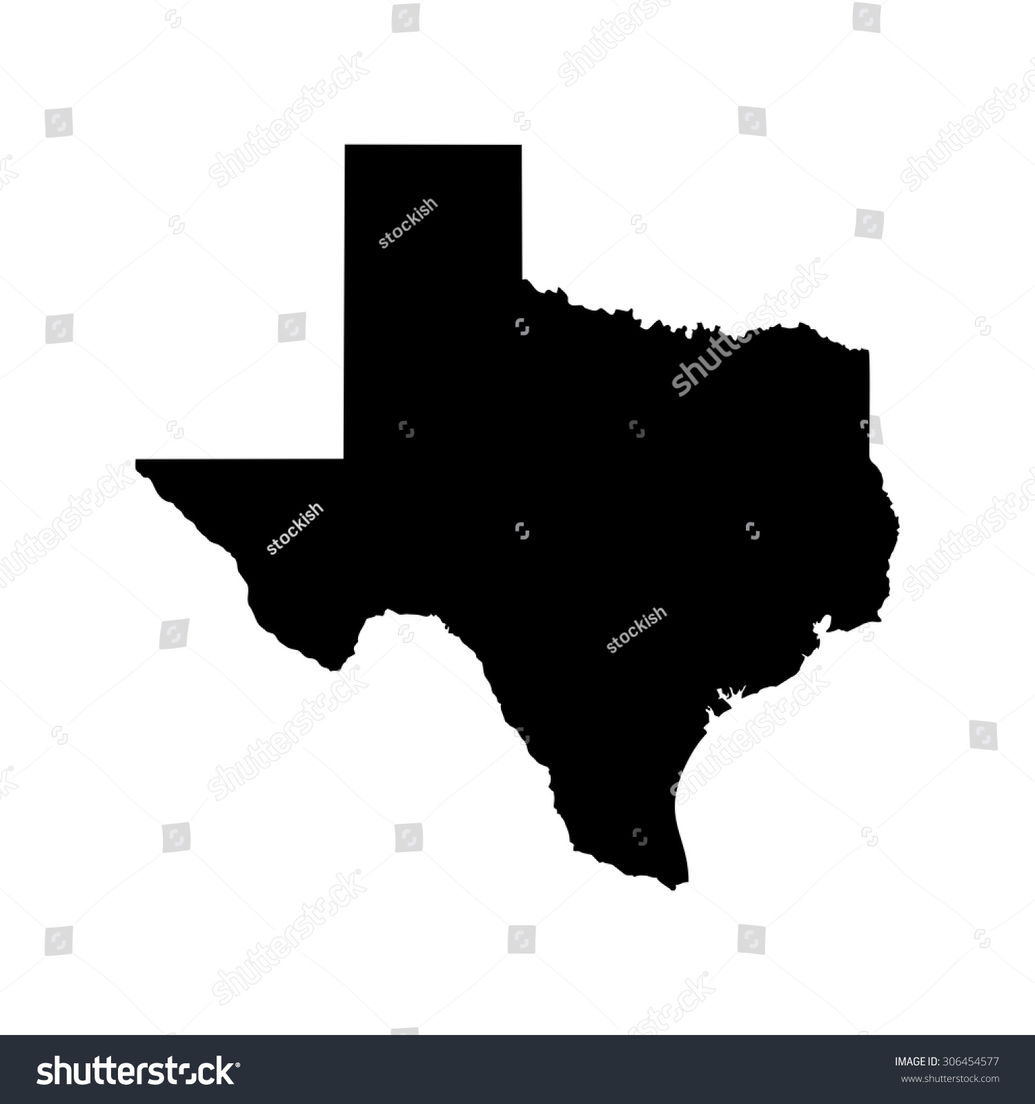 Texas Map Texas Icon Texas Symbol Stock Vector Royalty Free 306454577 Shutterstock 3501