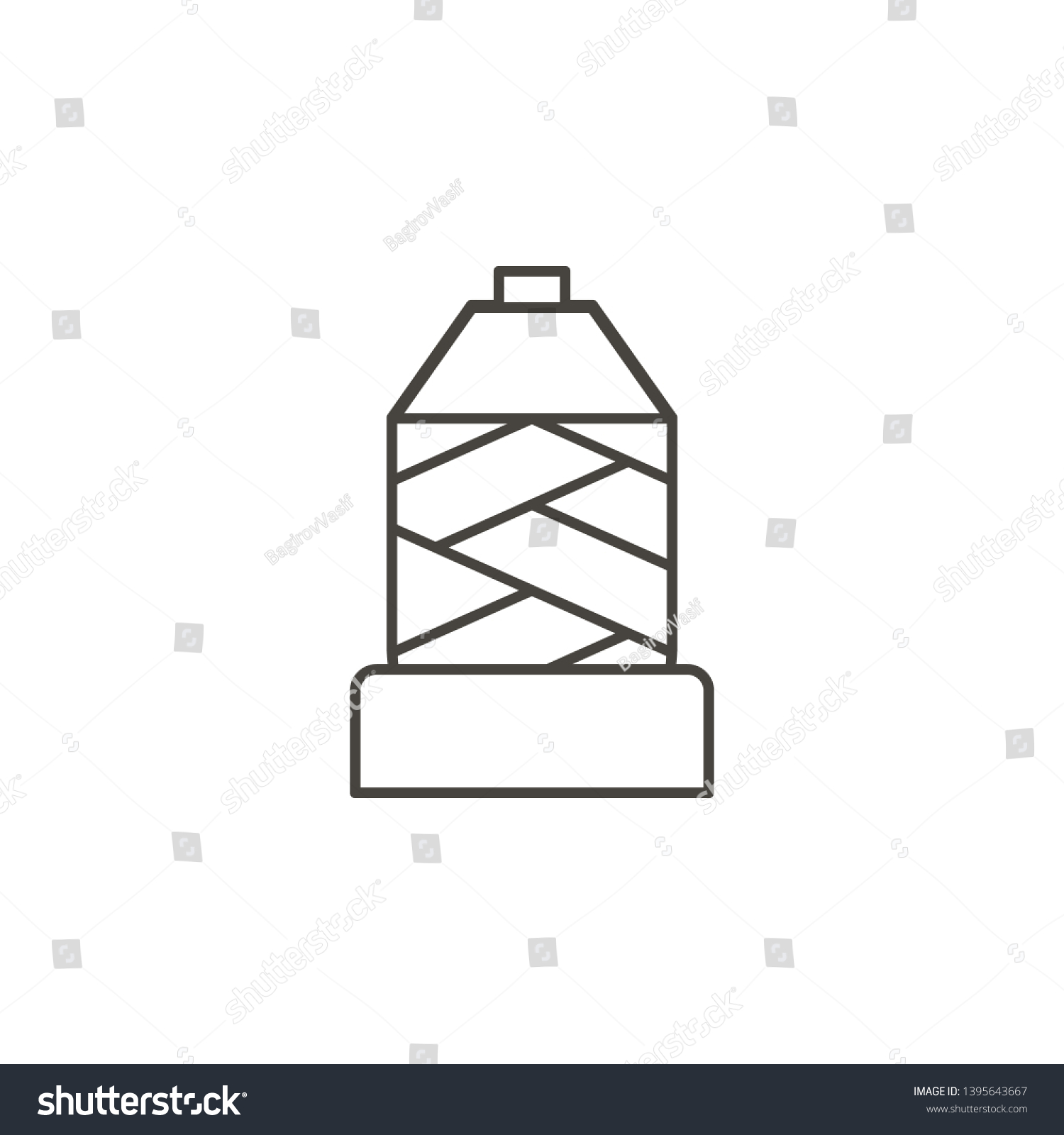 Textile Thread Thread Wool Icon Vector Stock Vector (Royalty Free ...