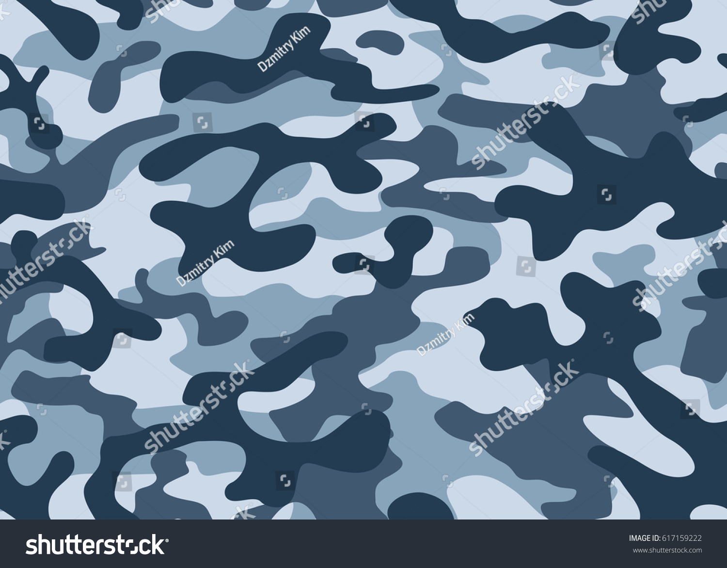 Texture Military Camouflage Repeats Seamless Army Stock Vector (Royalty ...