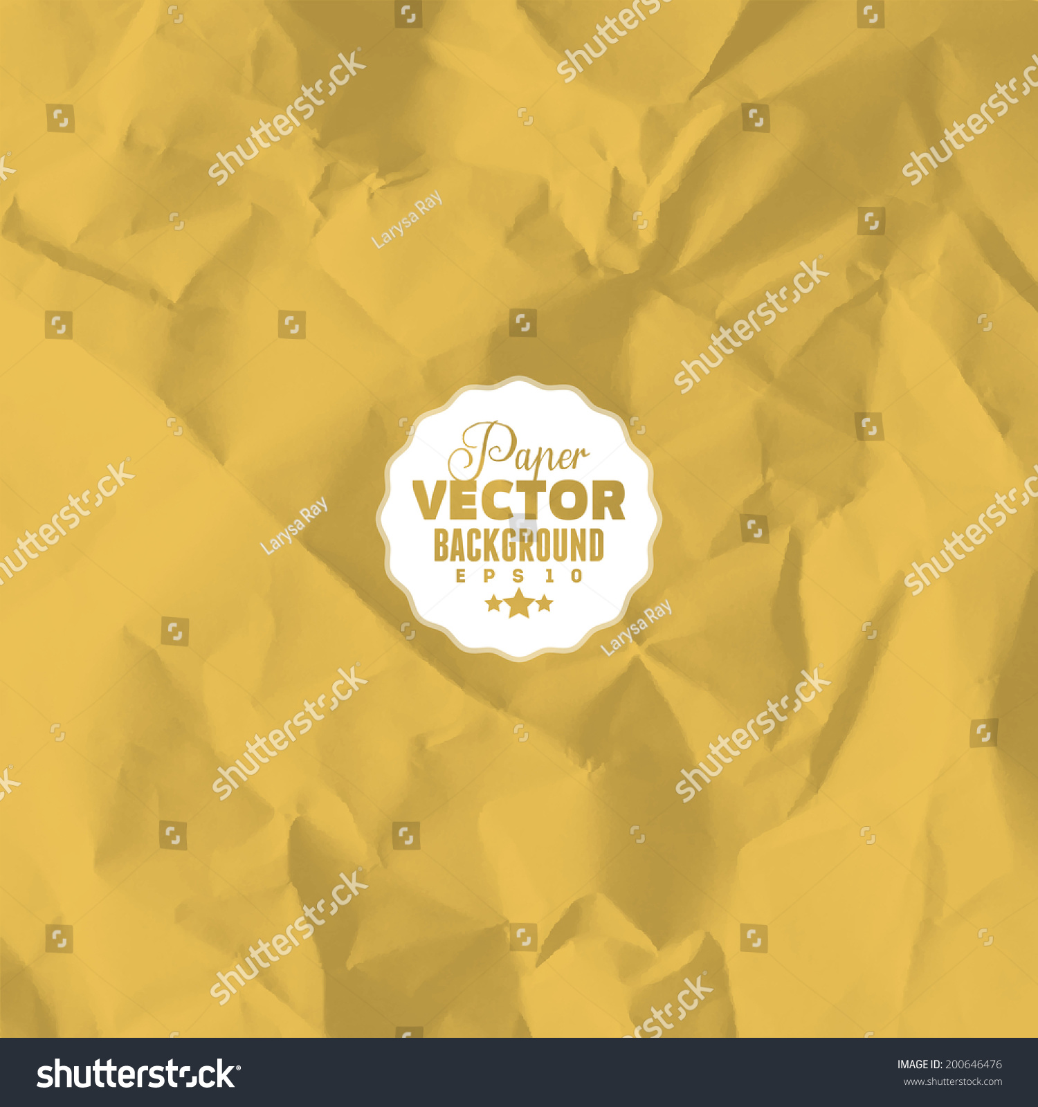 Texture Crumpled Paper Vector Illustration Stock Vector Royalty Free 200646476 Shutterstock 6830