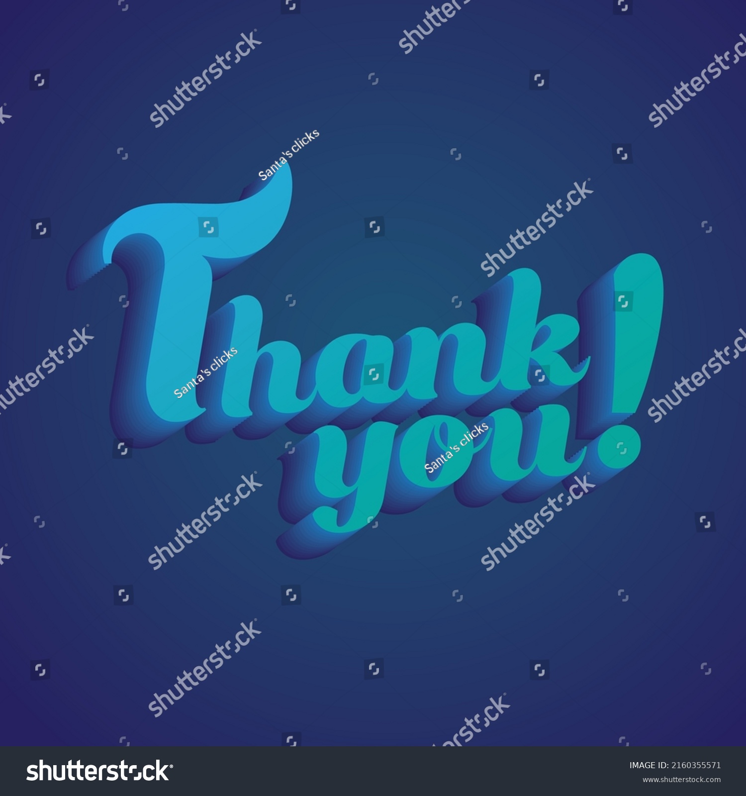Thank You Calligraphy Vector Illustration Stock Vector Royalty Free 2160355571 Shutterstock 1744