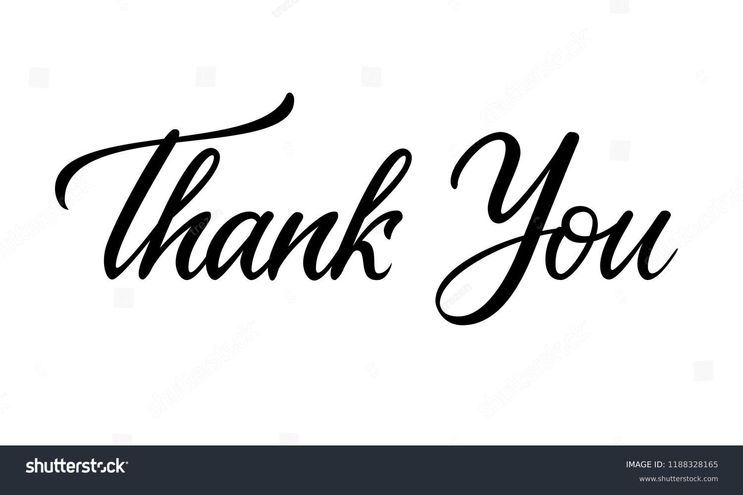 10,991 Black and white thank you card Images, Stock Photos & Vectors ...