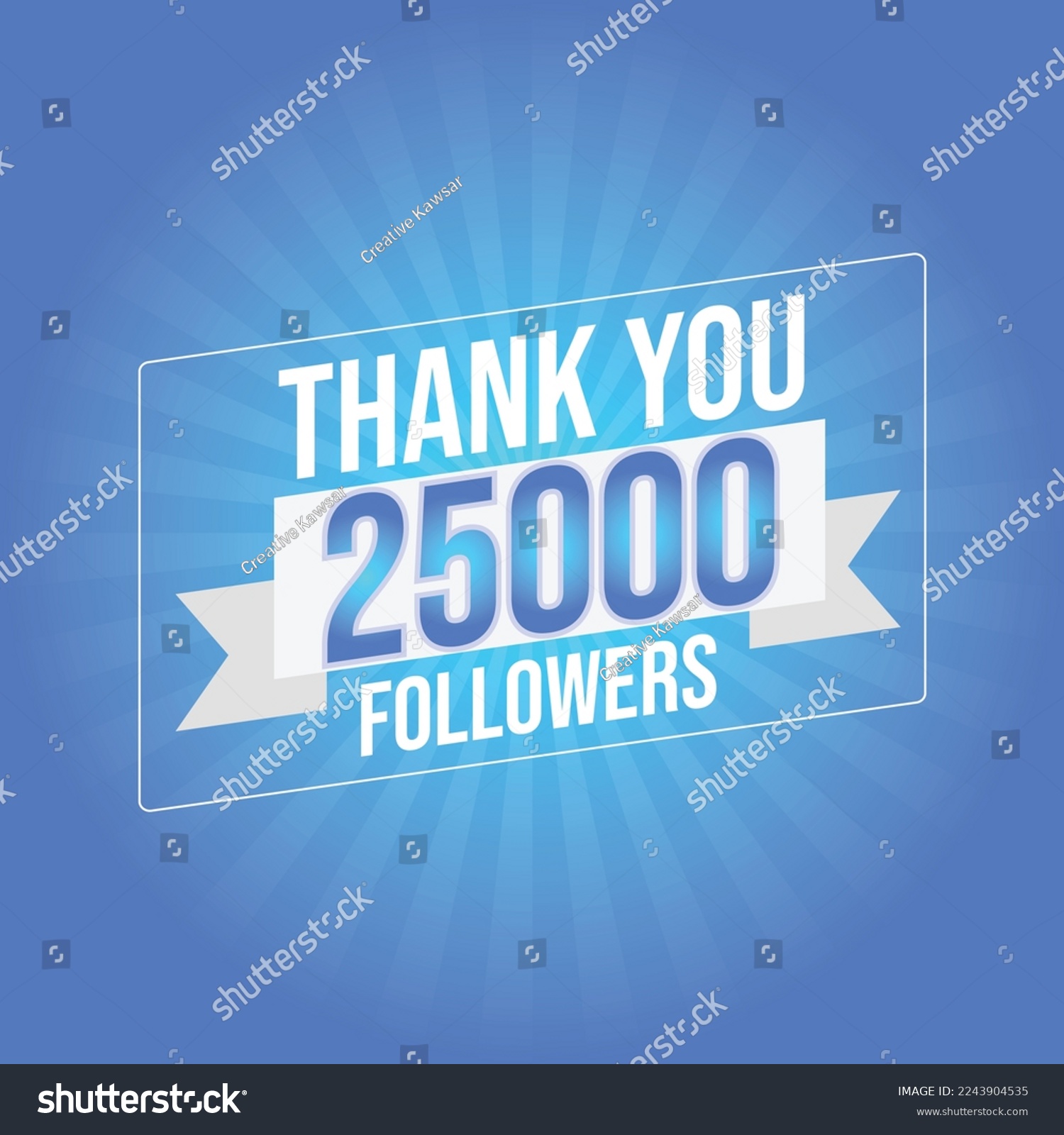 SVG of Thank you template for social media 25k followers, subscribers, like. 25000 followers svg