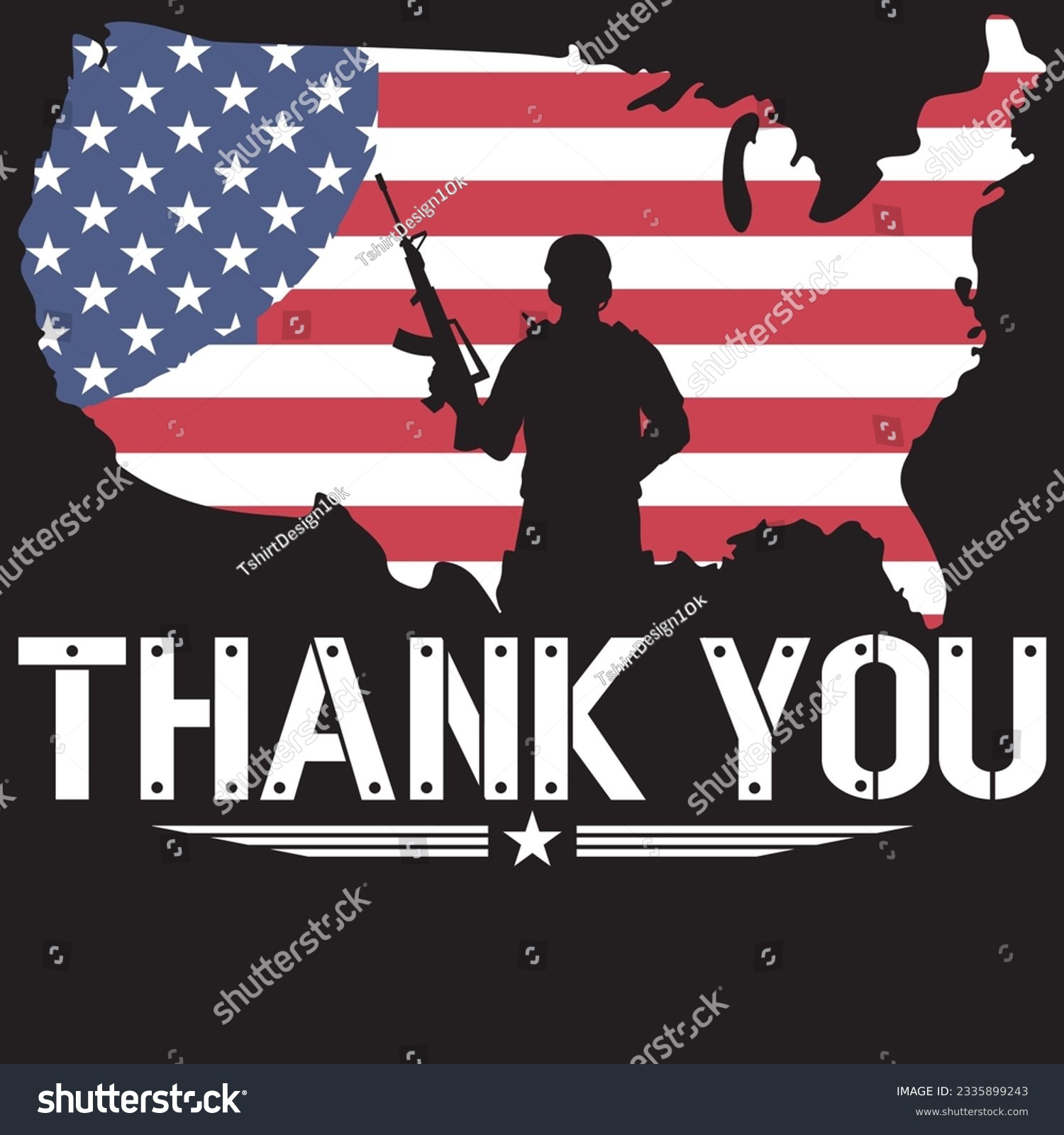 SVG of Thank you veteran Thank you svg
