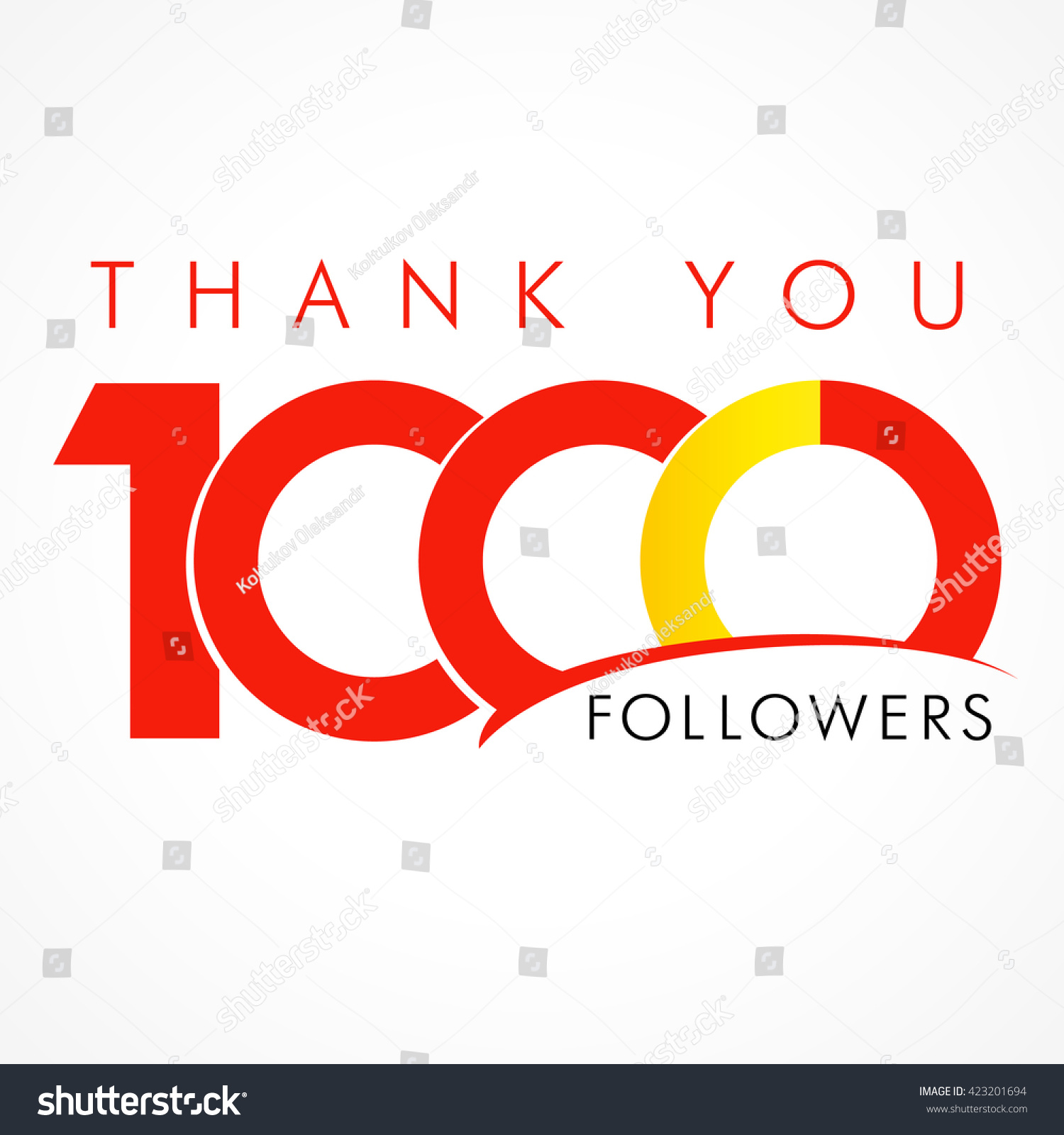 thanks 1000 logotype congratulating coloured networking のベクター