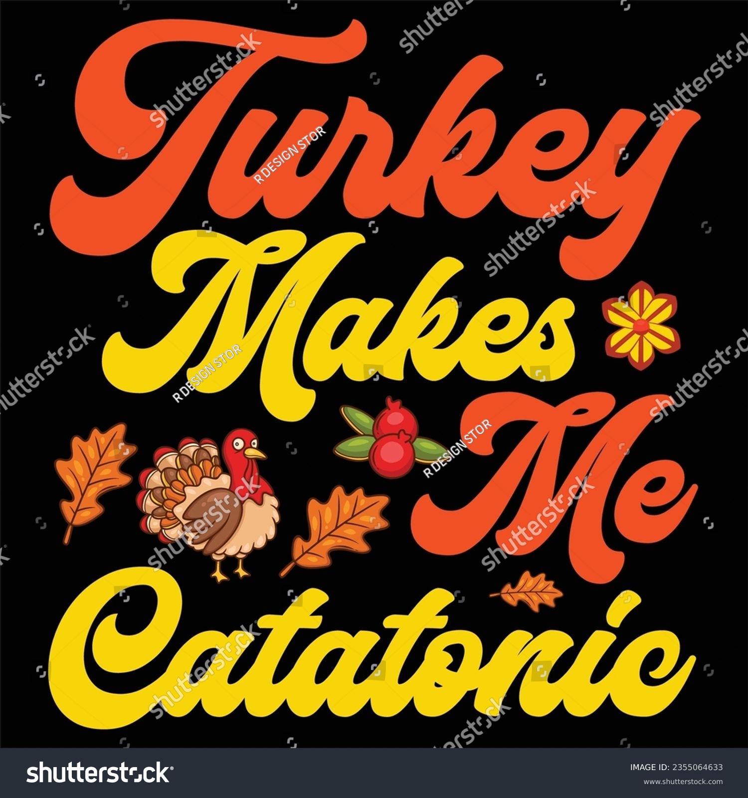 SVG of Thanksgiving day svg t-shirt design  svg