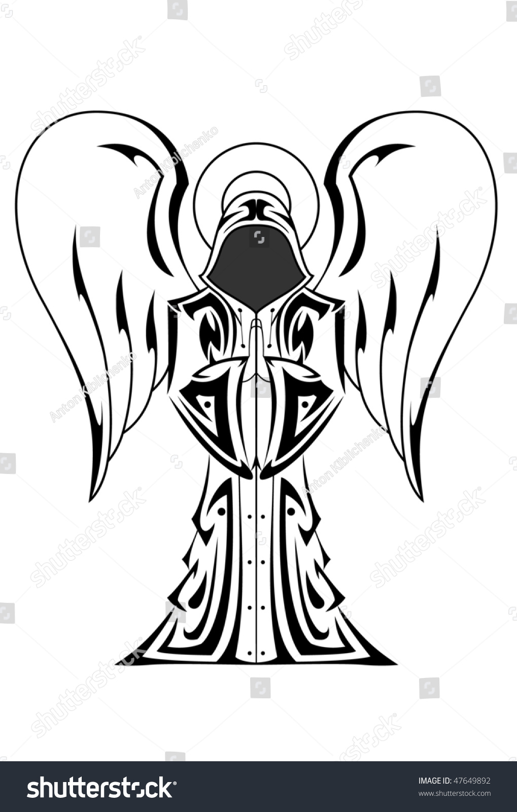 The Angel Totoo A Vector Without Mesh