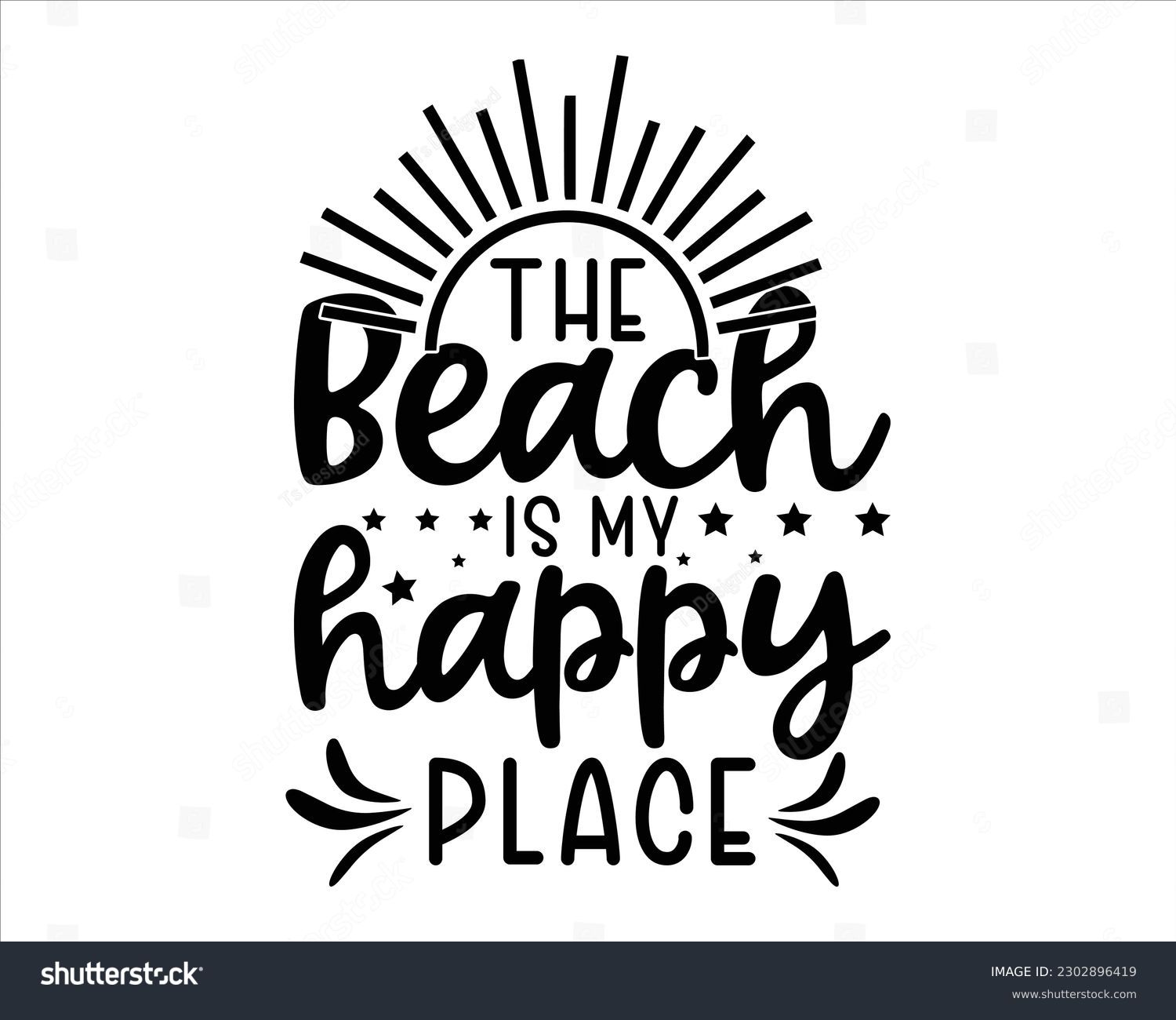 SVG of The Beach Is My Happy place Svg design,summer SVG design,Summer Beach Design,Summer Quotes SVG Designs,Funny Summer quotes SVG cut files,Hello Summer quotes t shirt designs,Quotes about Summer svg