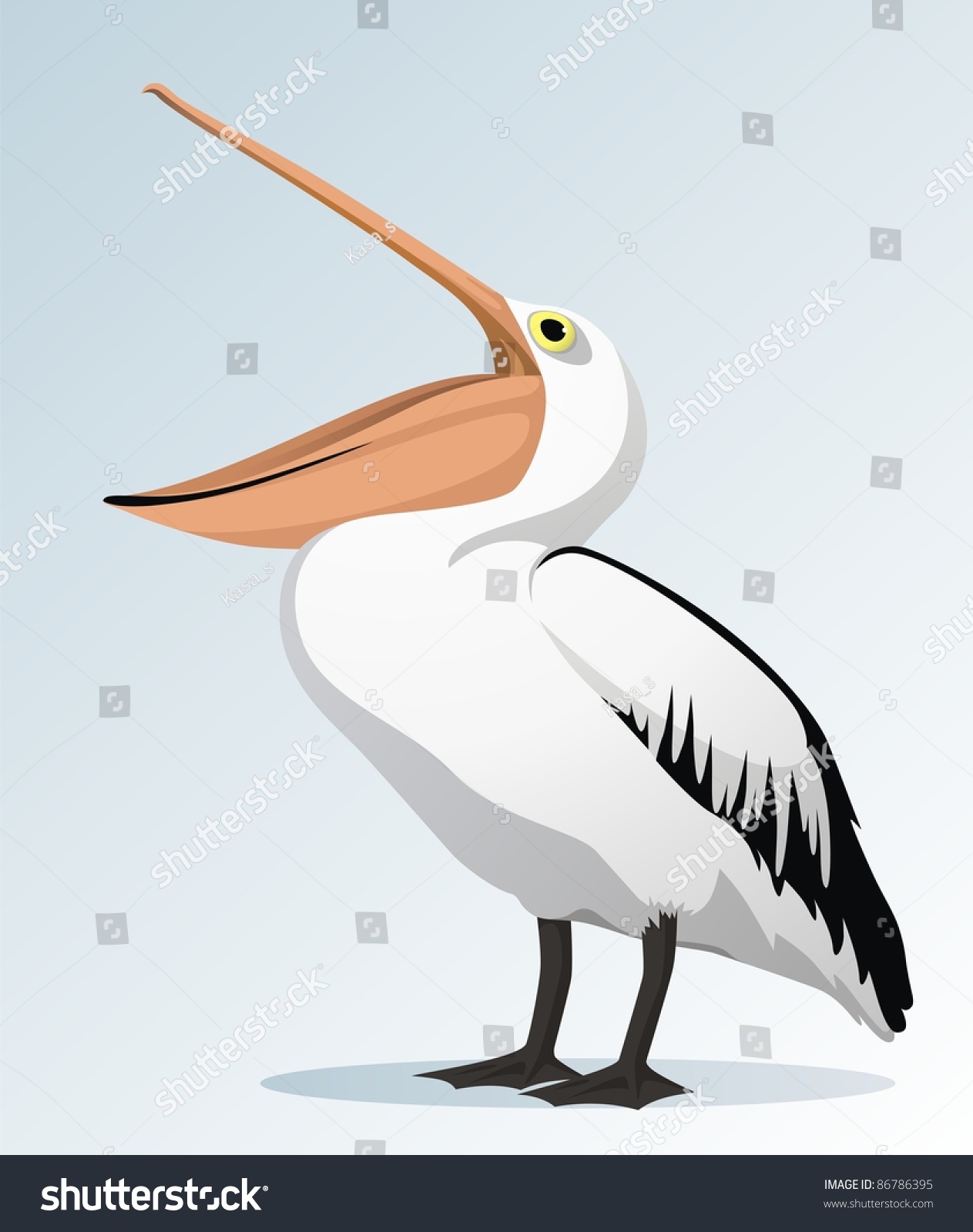 676 Bird with open mouth Stock Illustrations, Images & Vectors