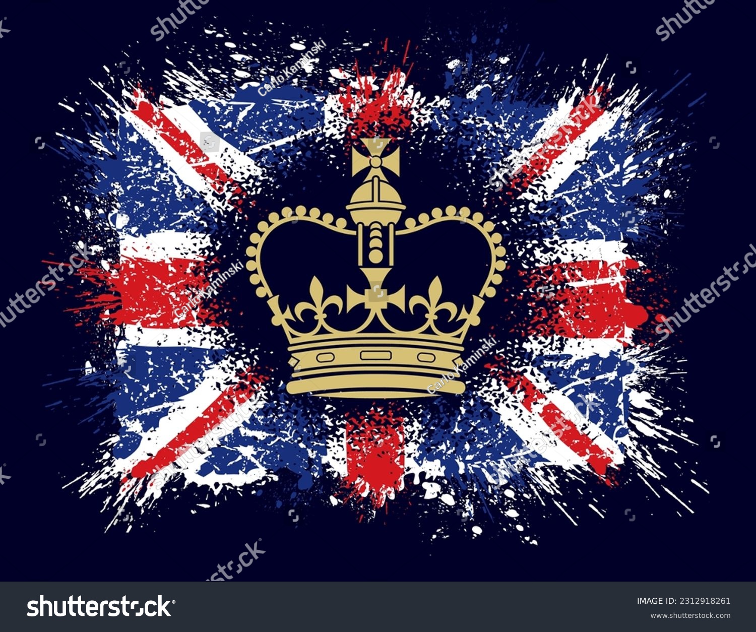 SVG of The British Monarchy of the United Kingdom is the constitutional form of government by which a hereditary sovereign reigns as the head of state of the United Kingdom. The Monarchy is constitutional. svg