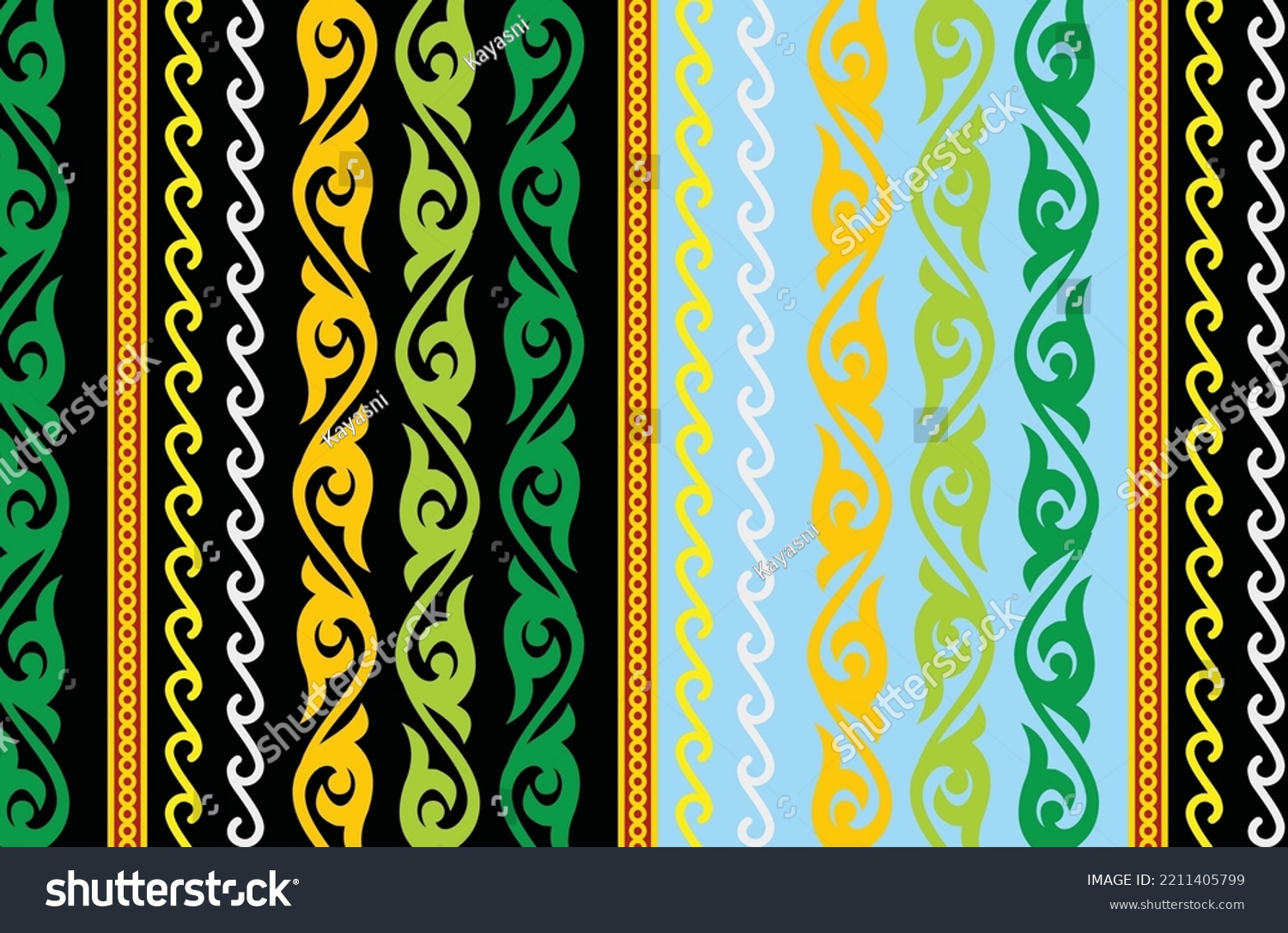 SVG of The development of the Kerawang Flat Batik motif from Aceh, Indonesia svg