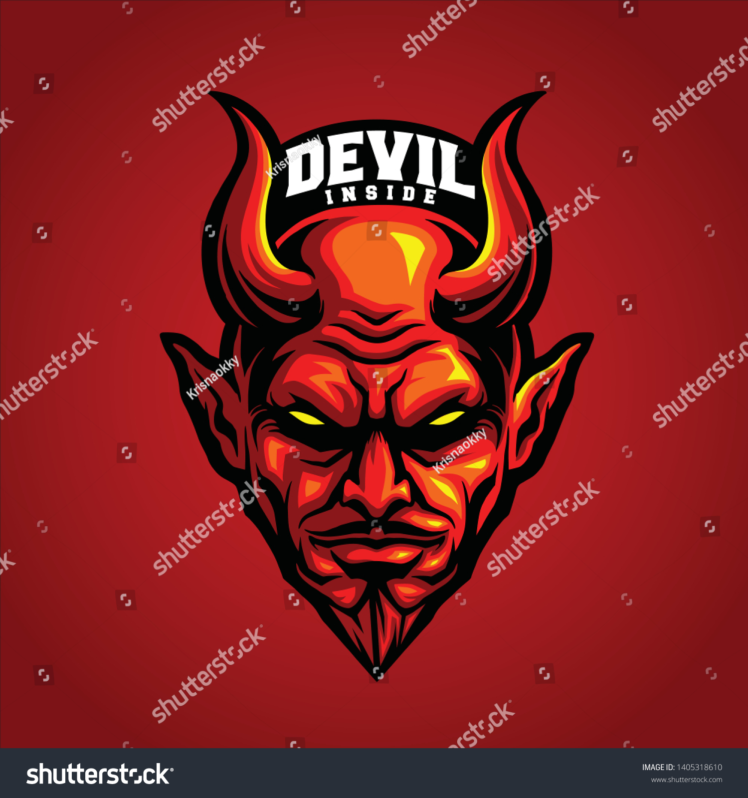 Devil Resides Anyones Soul This Vector Stock Vector Royalty Free