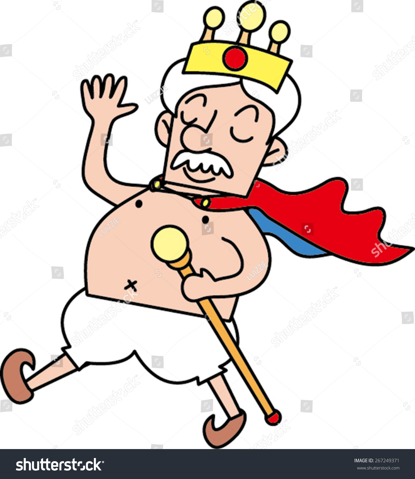 Emperors New Clothes Stock Vector 267249371 - Shutterstock