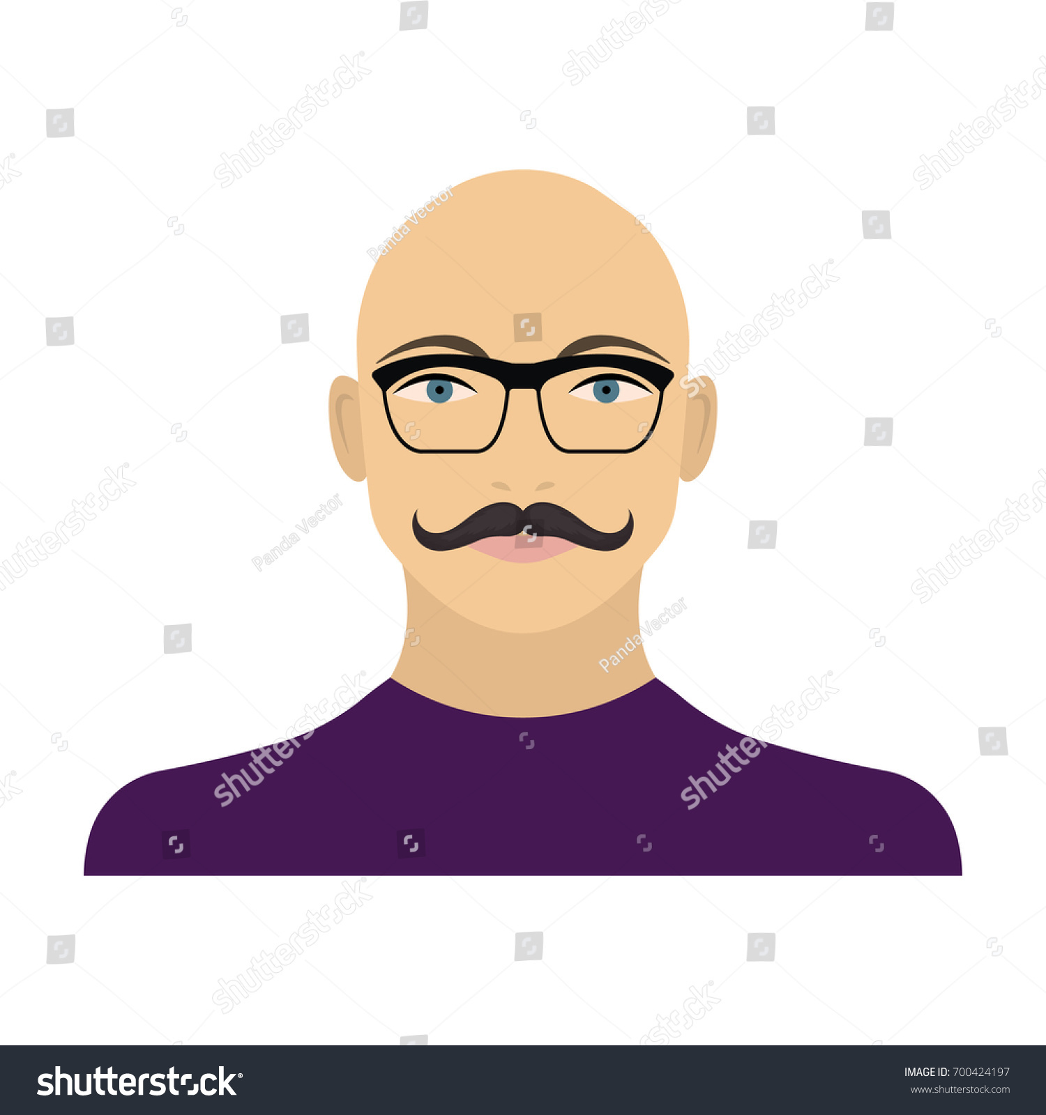 Bald Cartoon Characters With Glasses | Les Baux-de-Provence