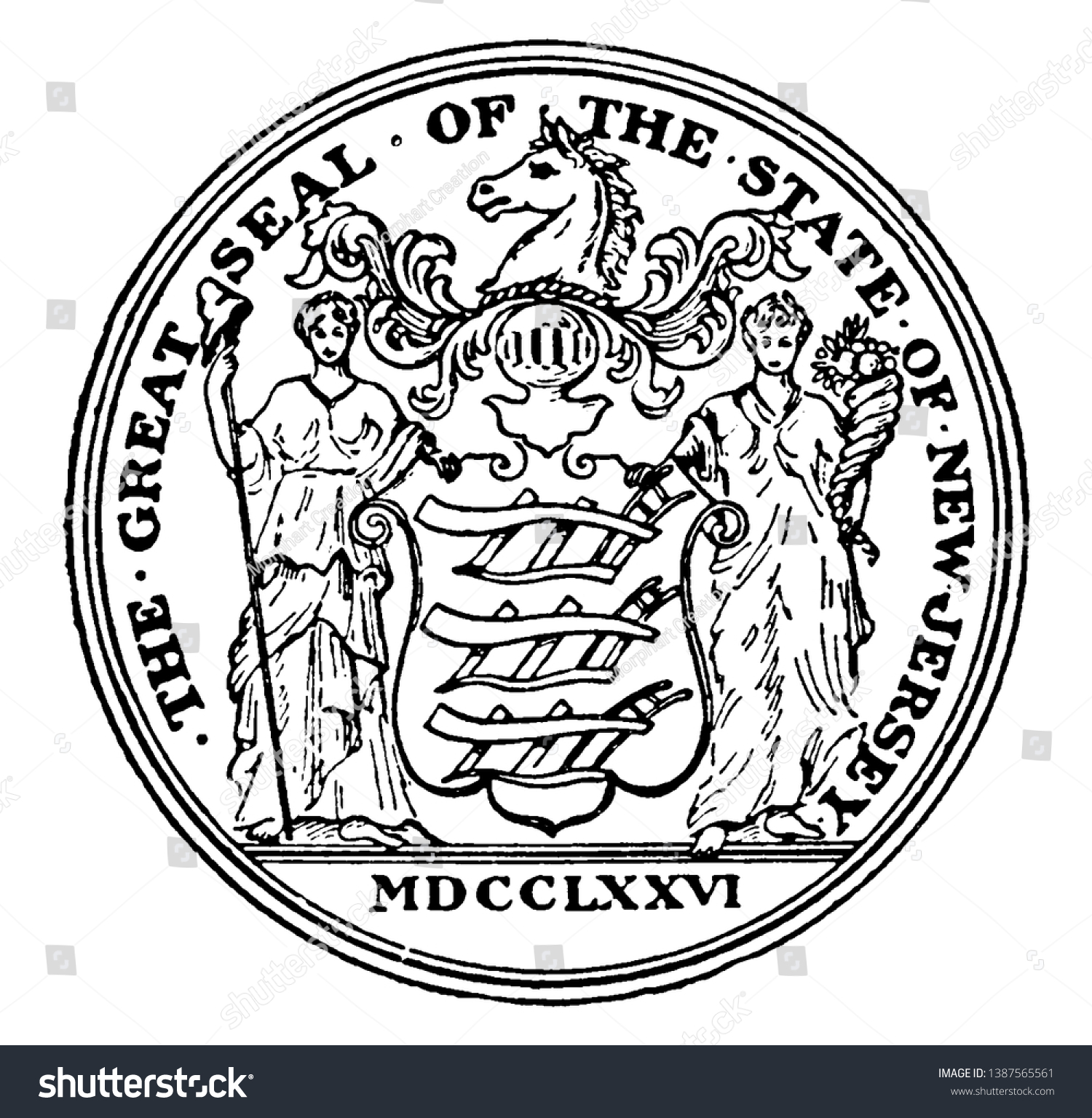 great seal of new jersey