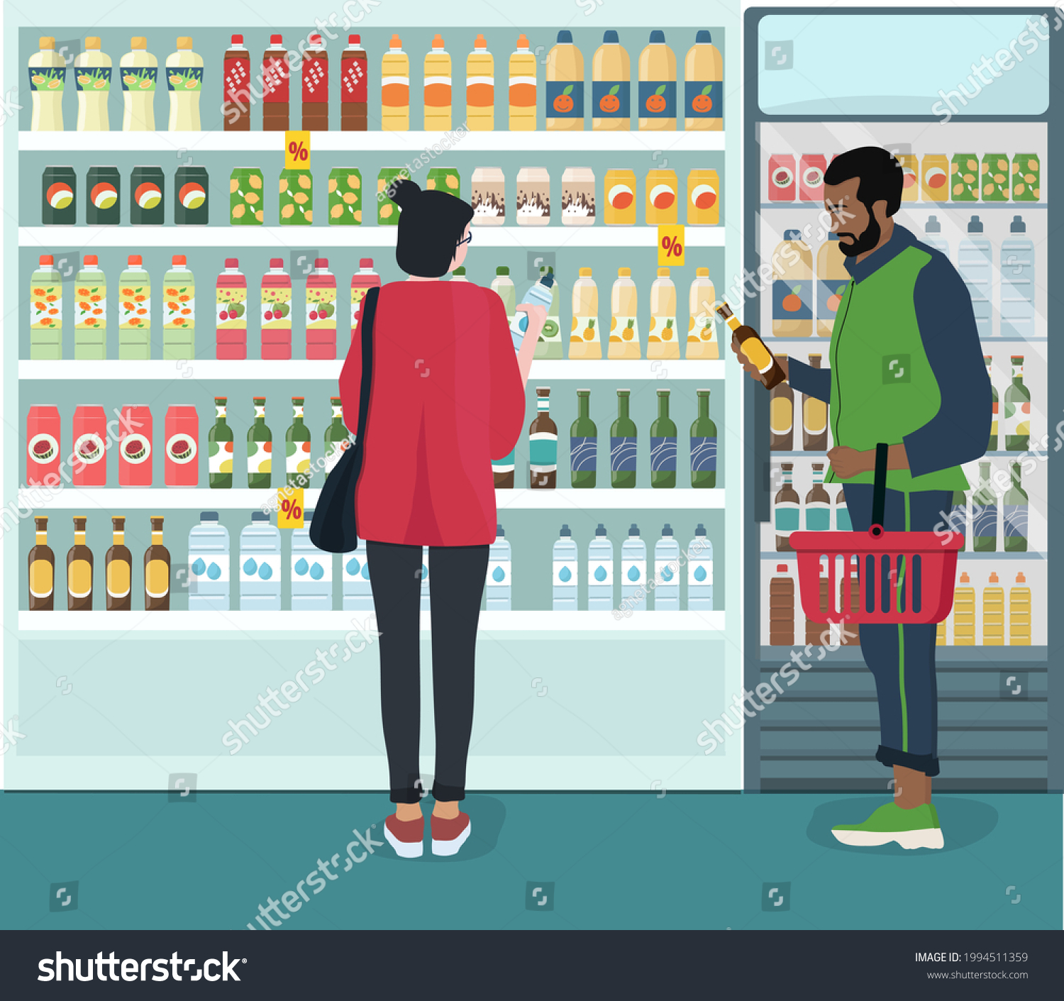 コンビニ 店内 のイラスト素材 画像 ベクター画像 Shutterstock