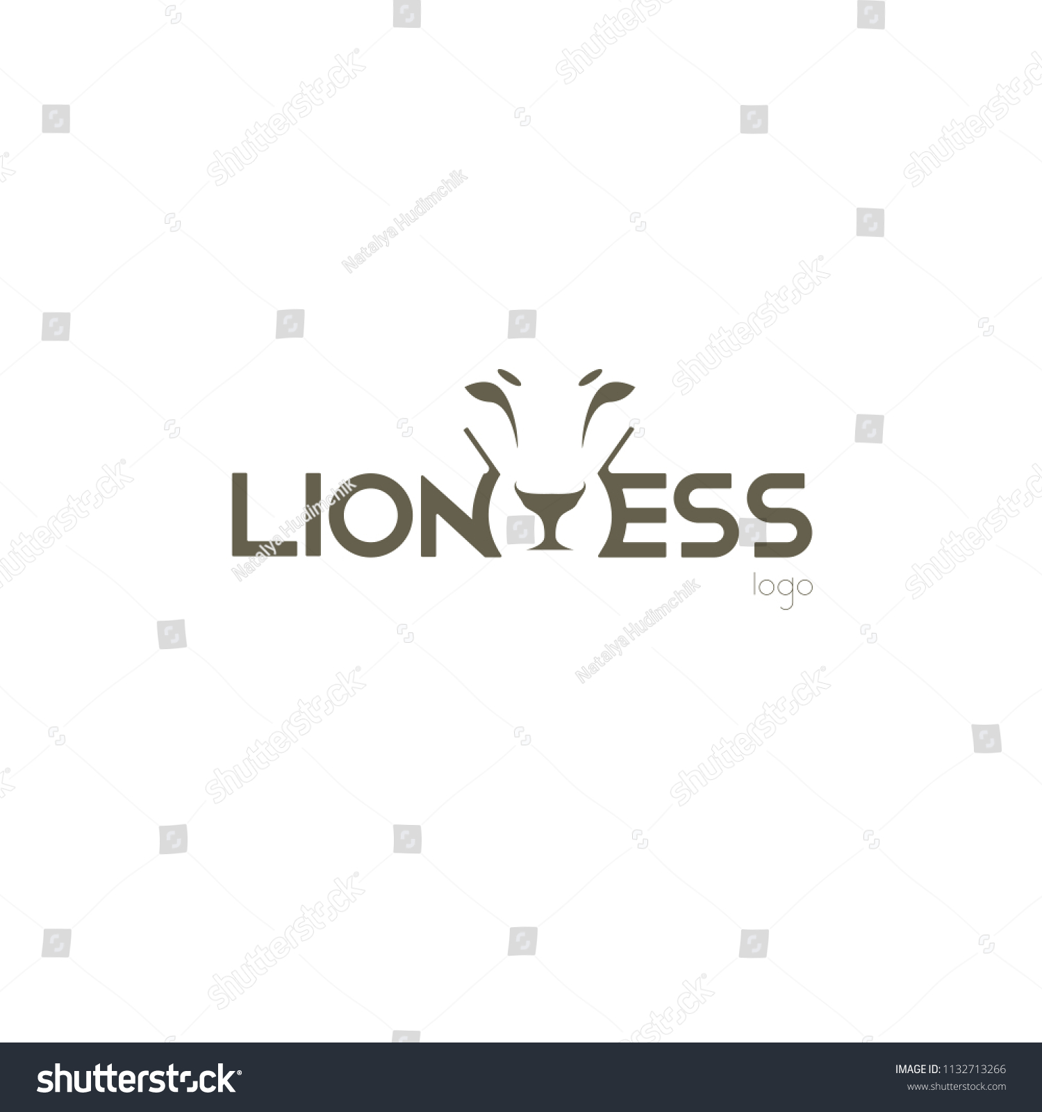 Lioness S Logo Logo Company Head 库存矢量图（免版税）1132713266 | Shutterstock