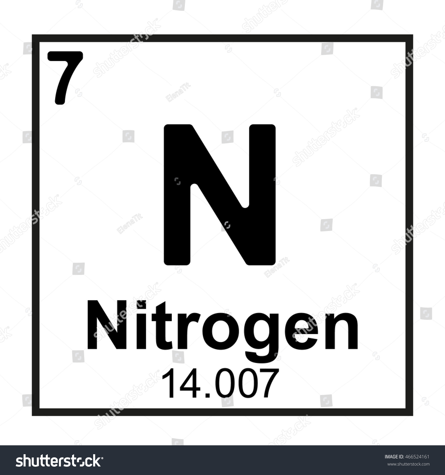Nitrogen periodic table Stock Vectors, Images & Vector Art ...