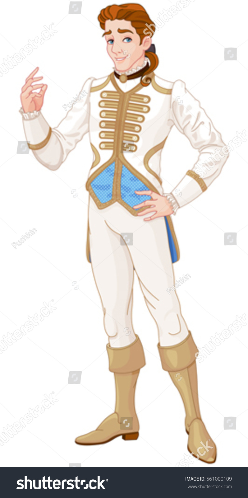 SVG of The portrait of Prince Charming  svg