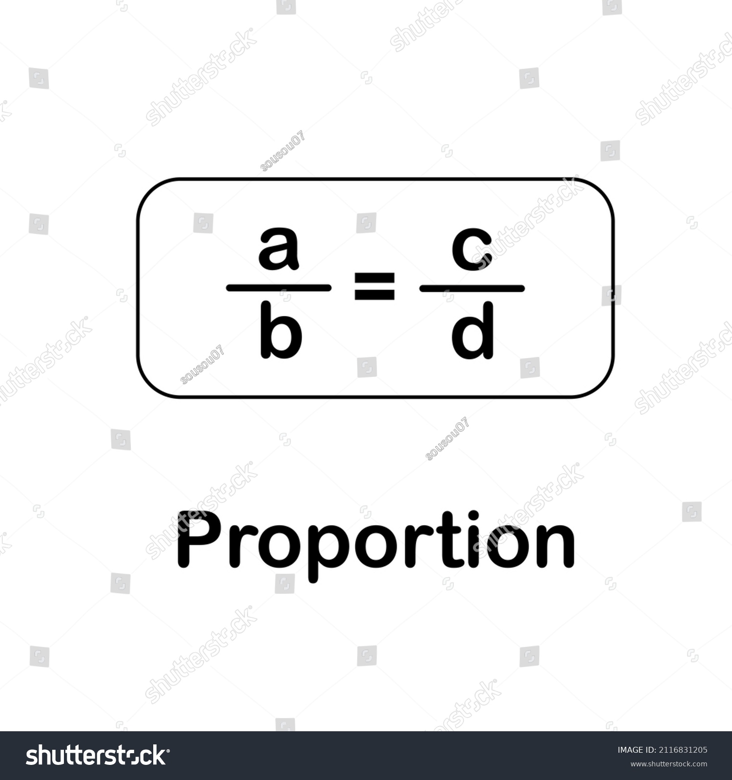 maths proportion 5 letters