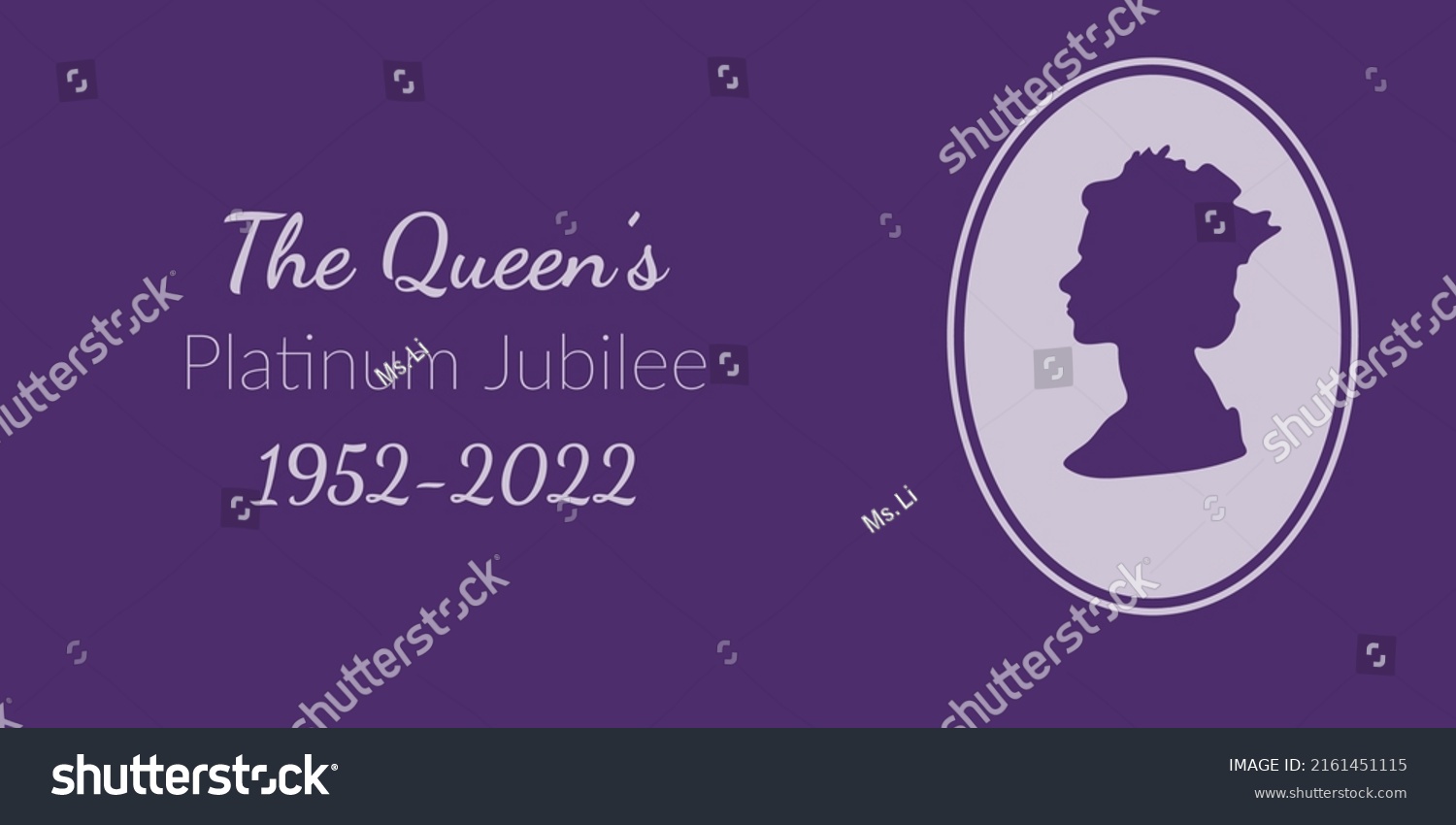 SVG of The Queen's Platinum Jubilee celebration banner design. Vector EPS 10 illustration for web, app, merch design. svg