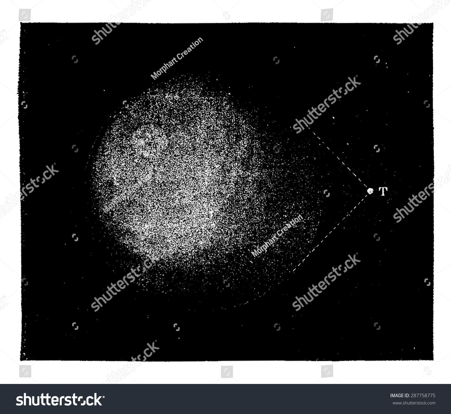 Solar Nebula Earth When She Reached Stock Vector (Royalty Free) 287758775