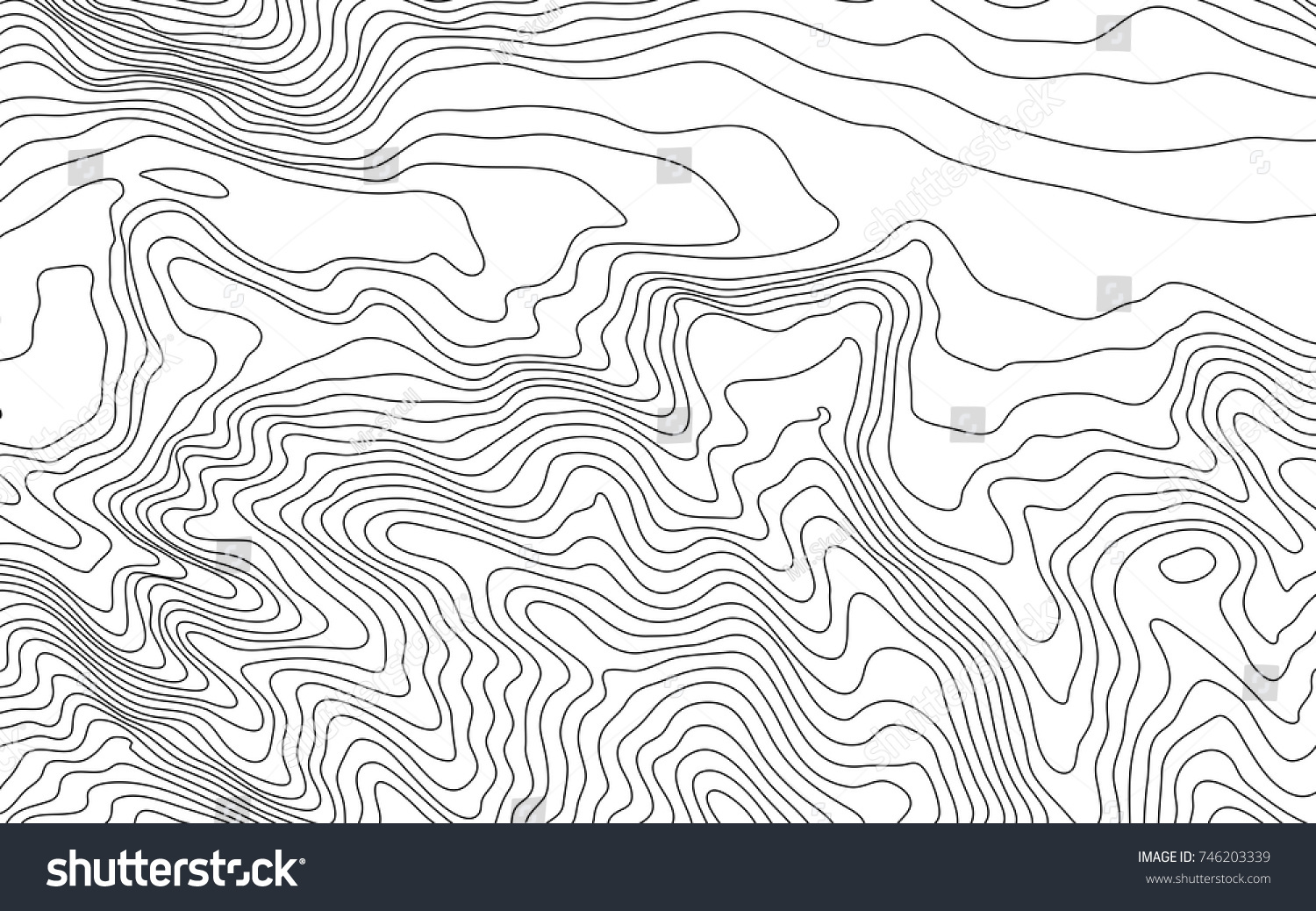 Map With Height Lines Stylized Height Topographic Map Contour Lines Stock Vector (Royalty Free)  746203339 | Shutterstock