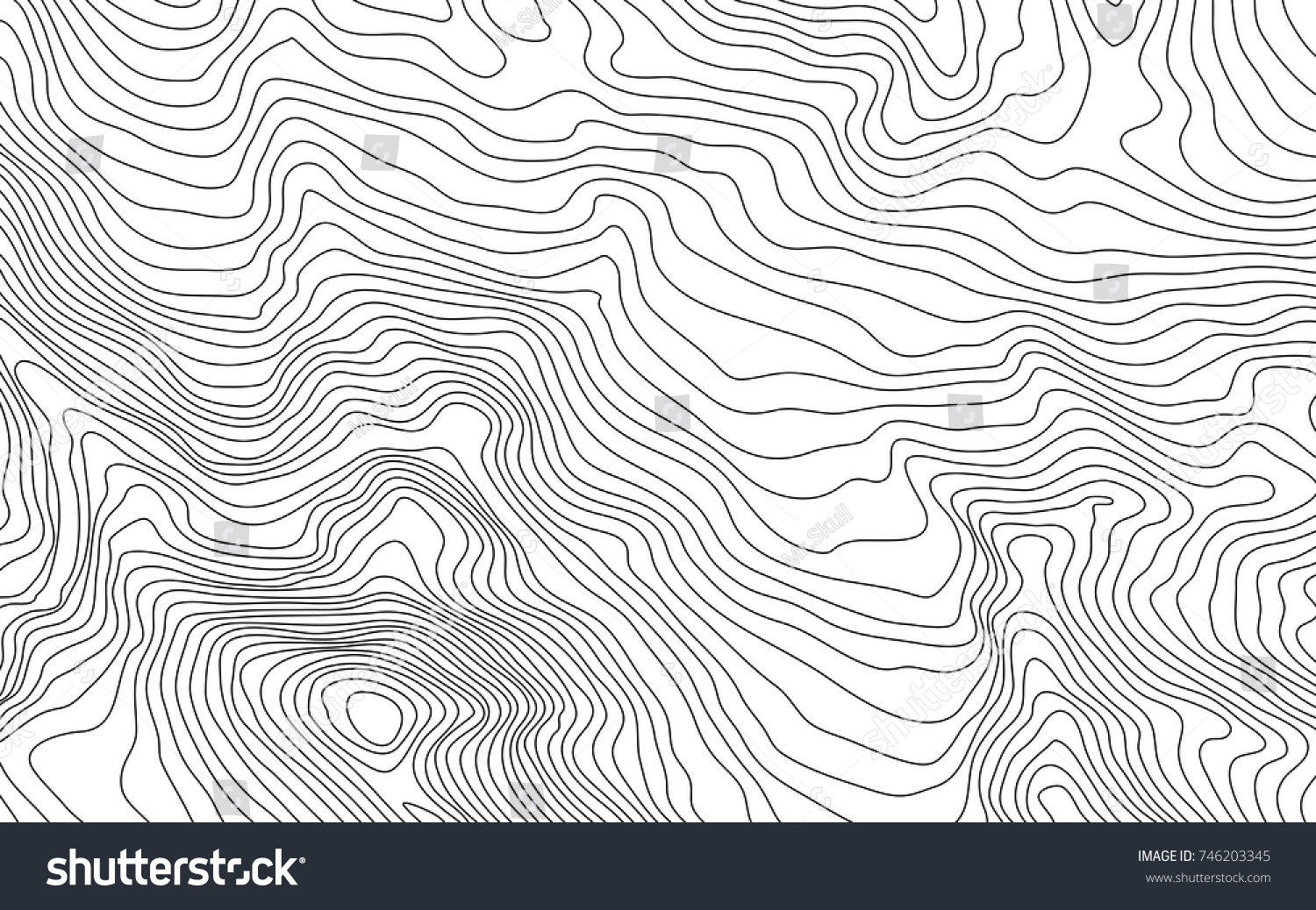 Map With Height Lines Stylized Height Topographic Map Contour Lines Stock Vector (Royalty Free)  746203345 | Shutterstock