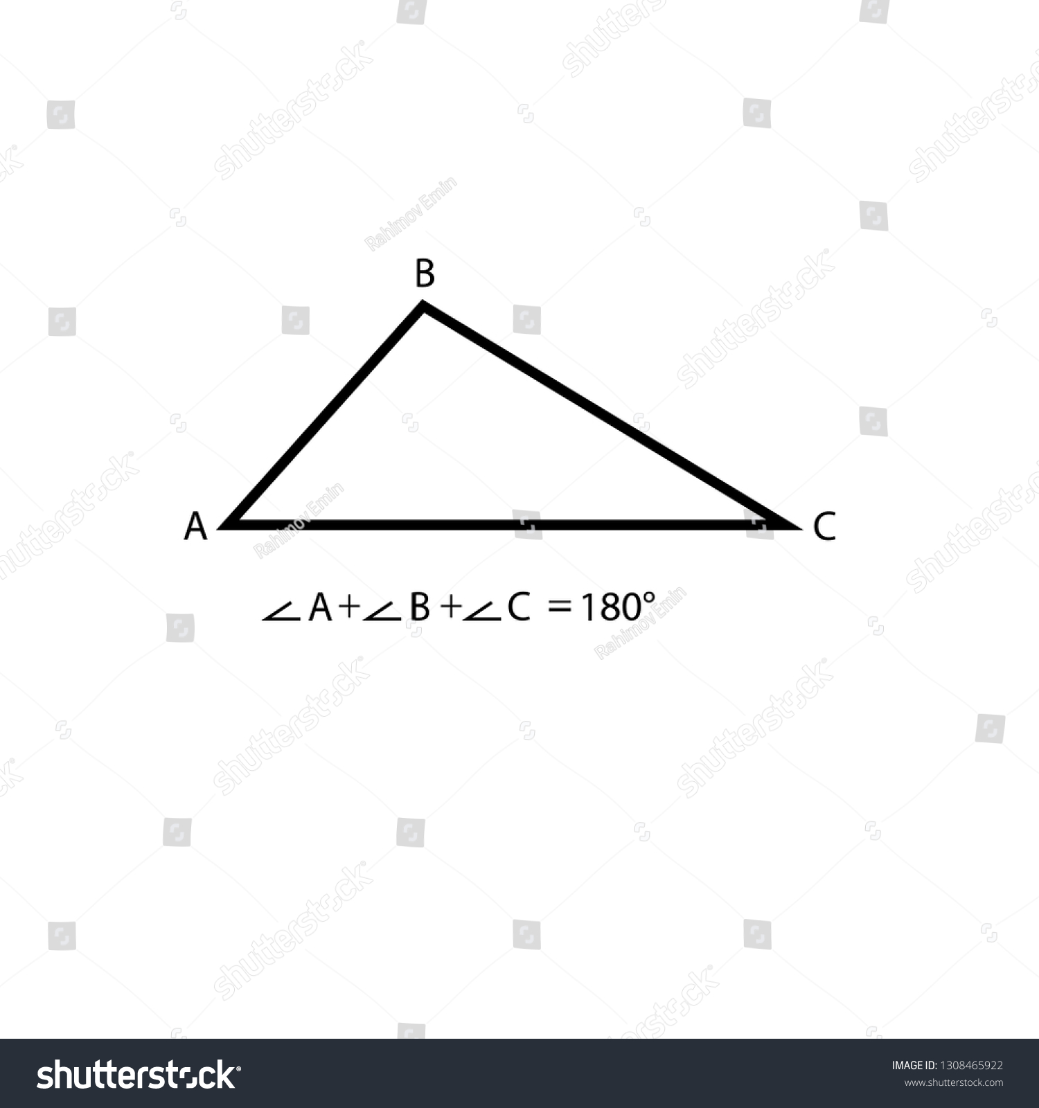 do the sides of a triangle have to equal 180