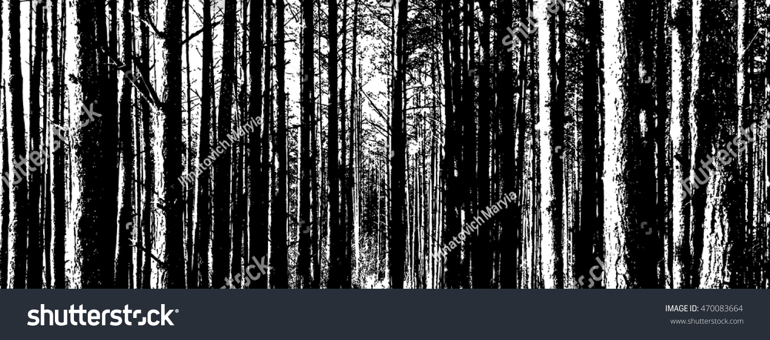 SVG of The trunks of the trees. forest background. Vector svg