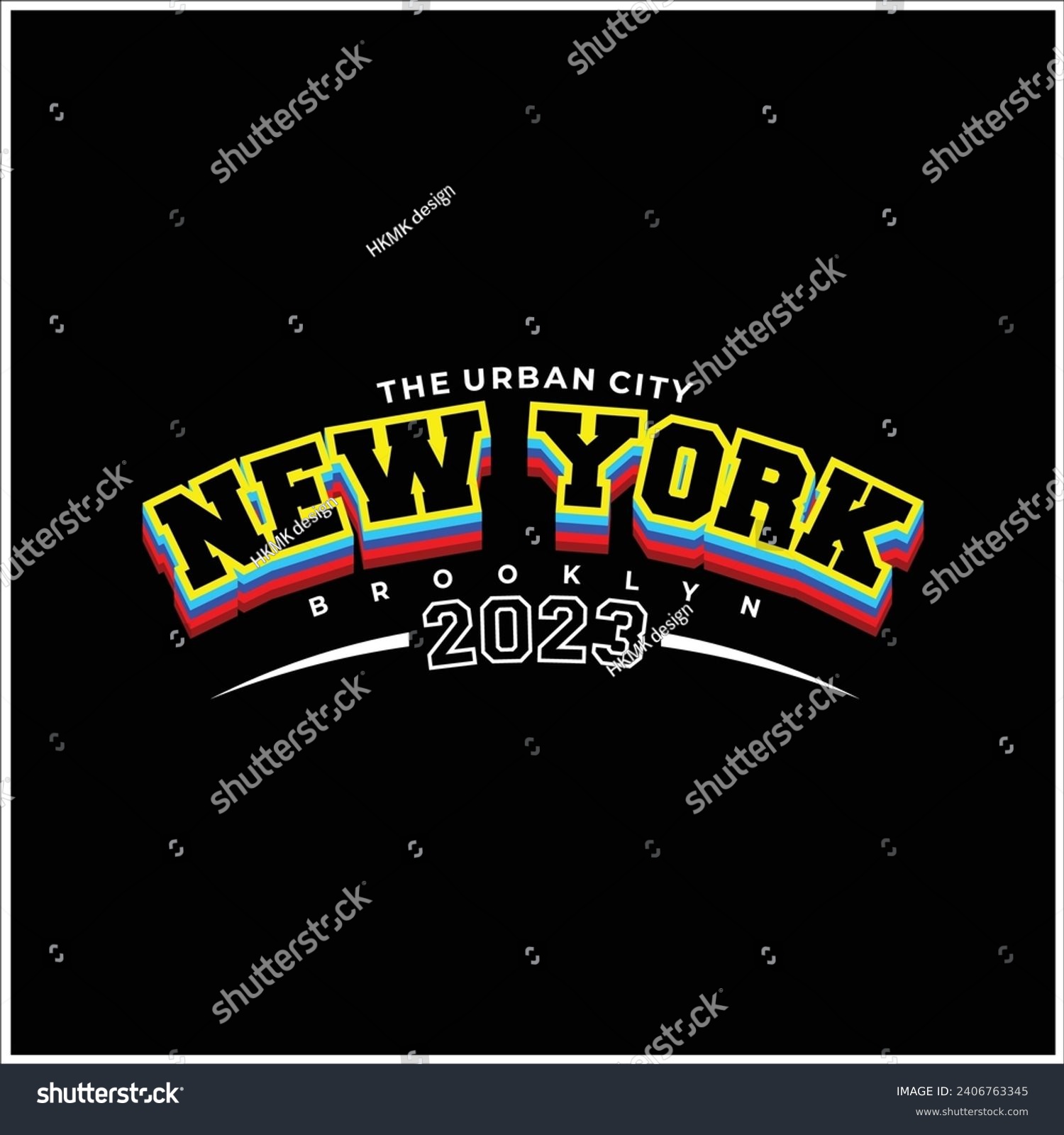 SVG of the urban city new york brooklyn 2023 svg