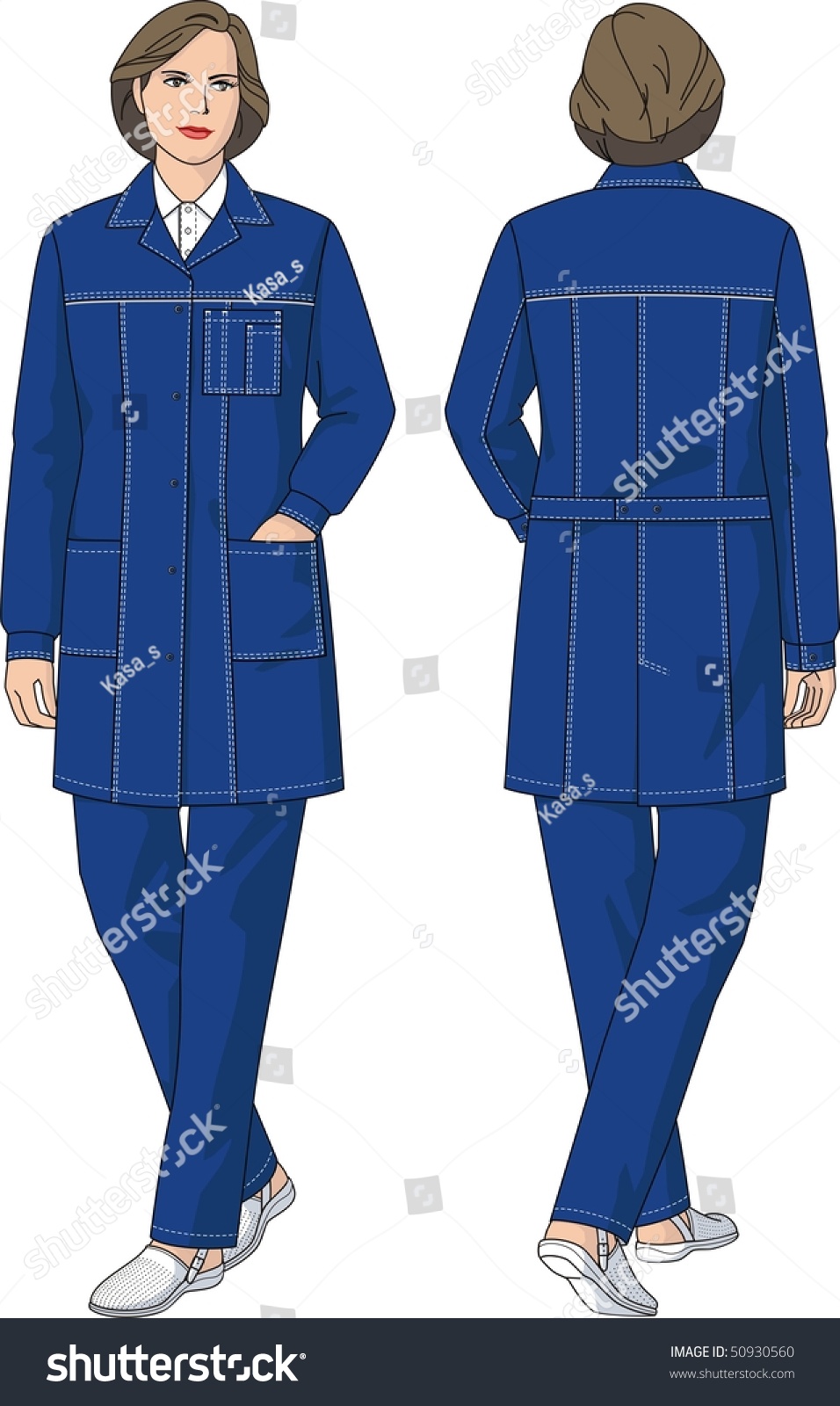 woman-dressing-gown-sleeves-pockets-stock-vector-royalty-free-50930560