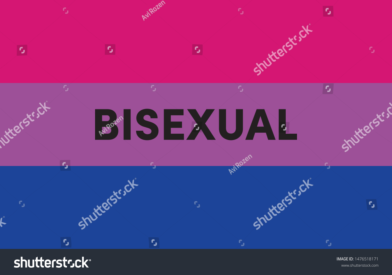 Vektor Stok Word Bisexual Vector Banner Bisexual Pride Tanpa Royalti 1476518171 Shutterstock 