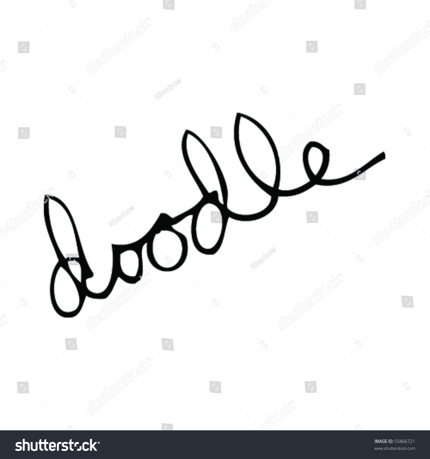 Word Doodle Stock Vector 55866721 - Shutterstock