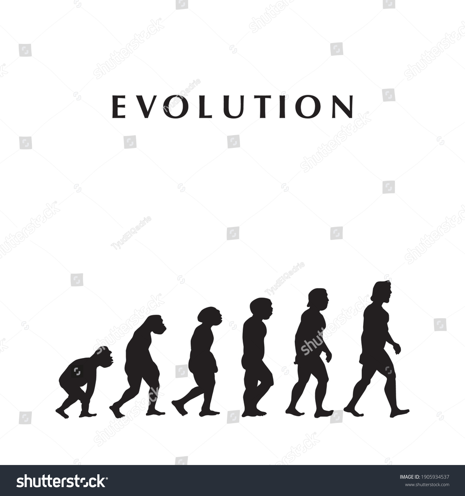 Human evolutation Images, Stock Photos & Vectors | Shutterstock