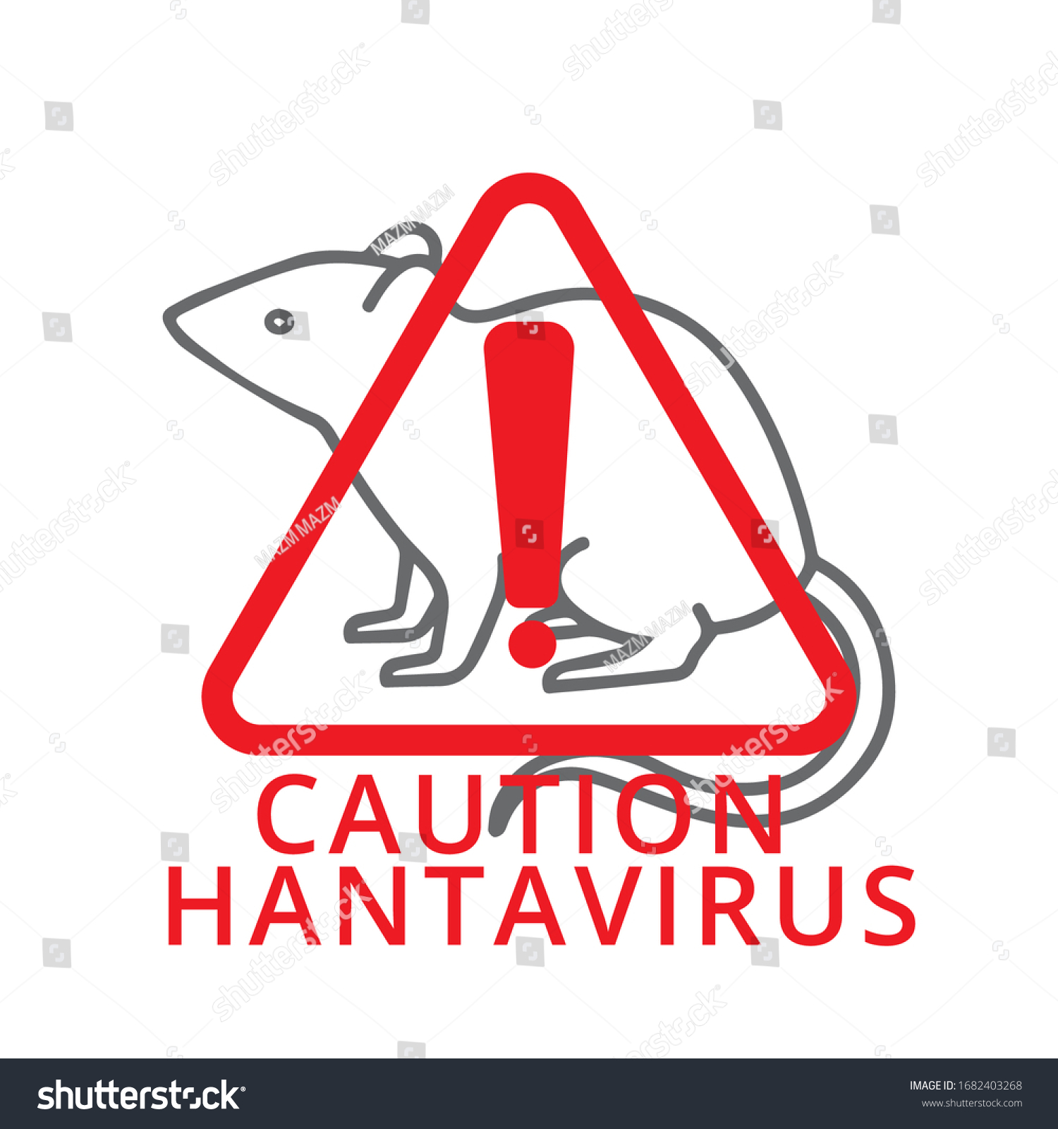 There Virus China Call Hanta Virus Stock Vector Royalty Free