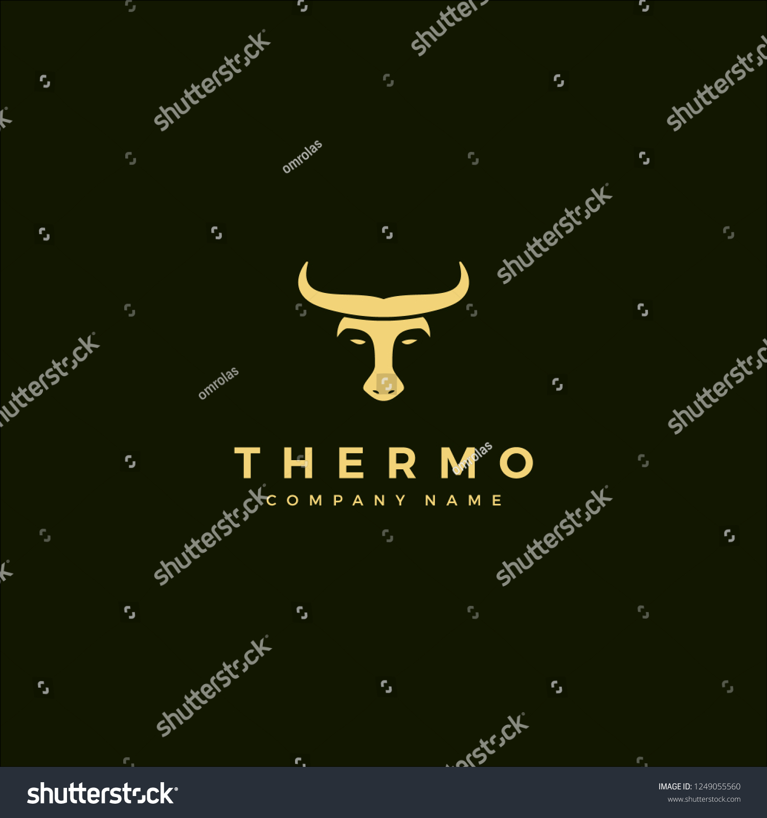 Thermo Logo Template Stock Vector (Royalty Free) 1249055560
