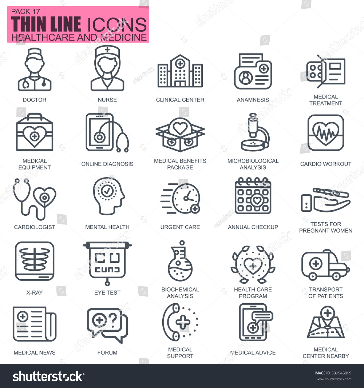 SVG of Thin line healthcare and medicine, hospital services, lab analyzes icons set for website and mobile site and apps. Pixel Perfect. Editable Stroke. Simple linear pictogram pack. Vector illustration. svg