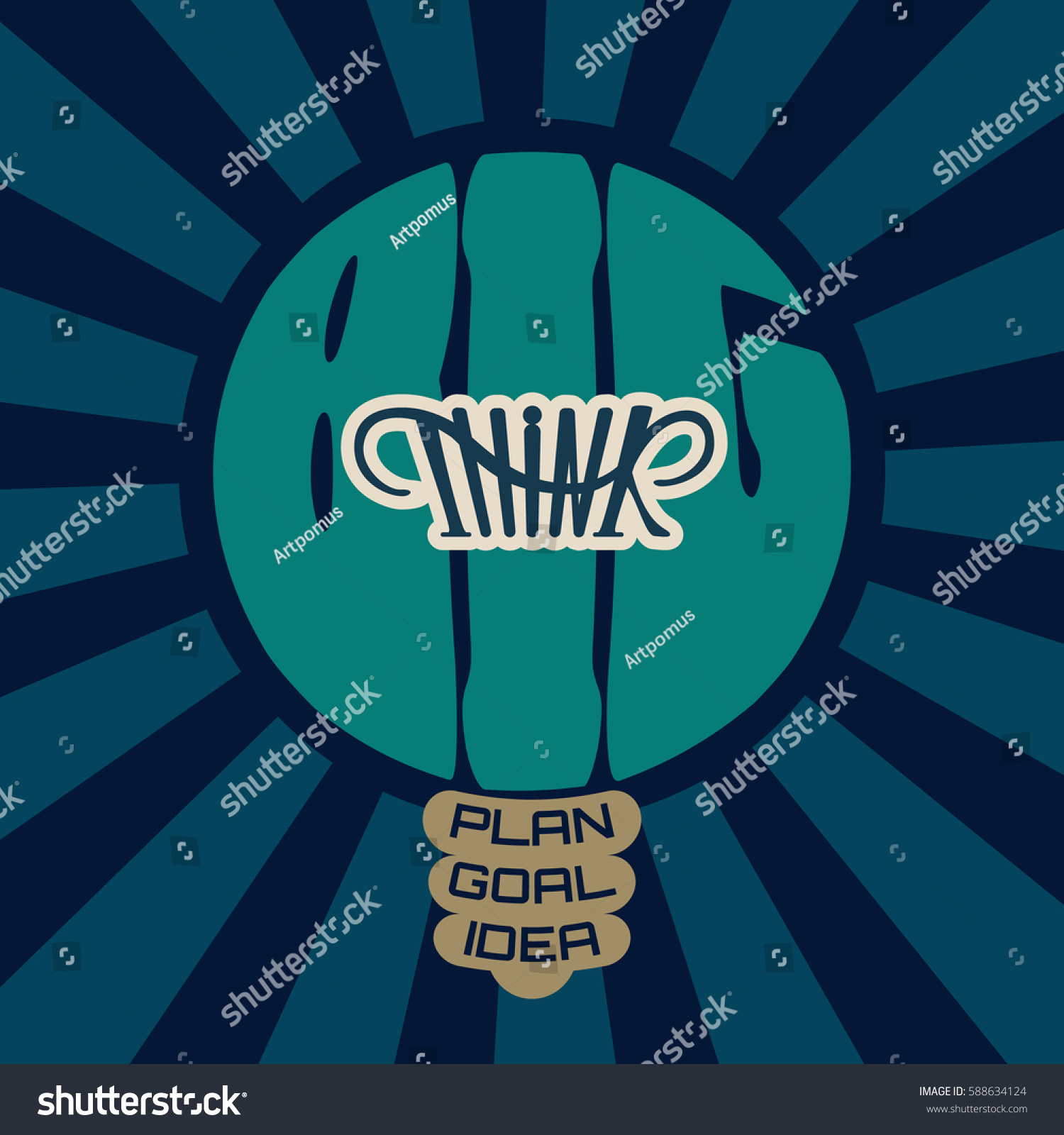 think-big-concept-lettering-composition-about-stock-vector-royalty