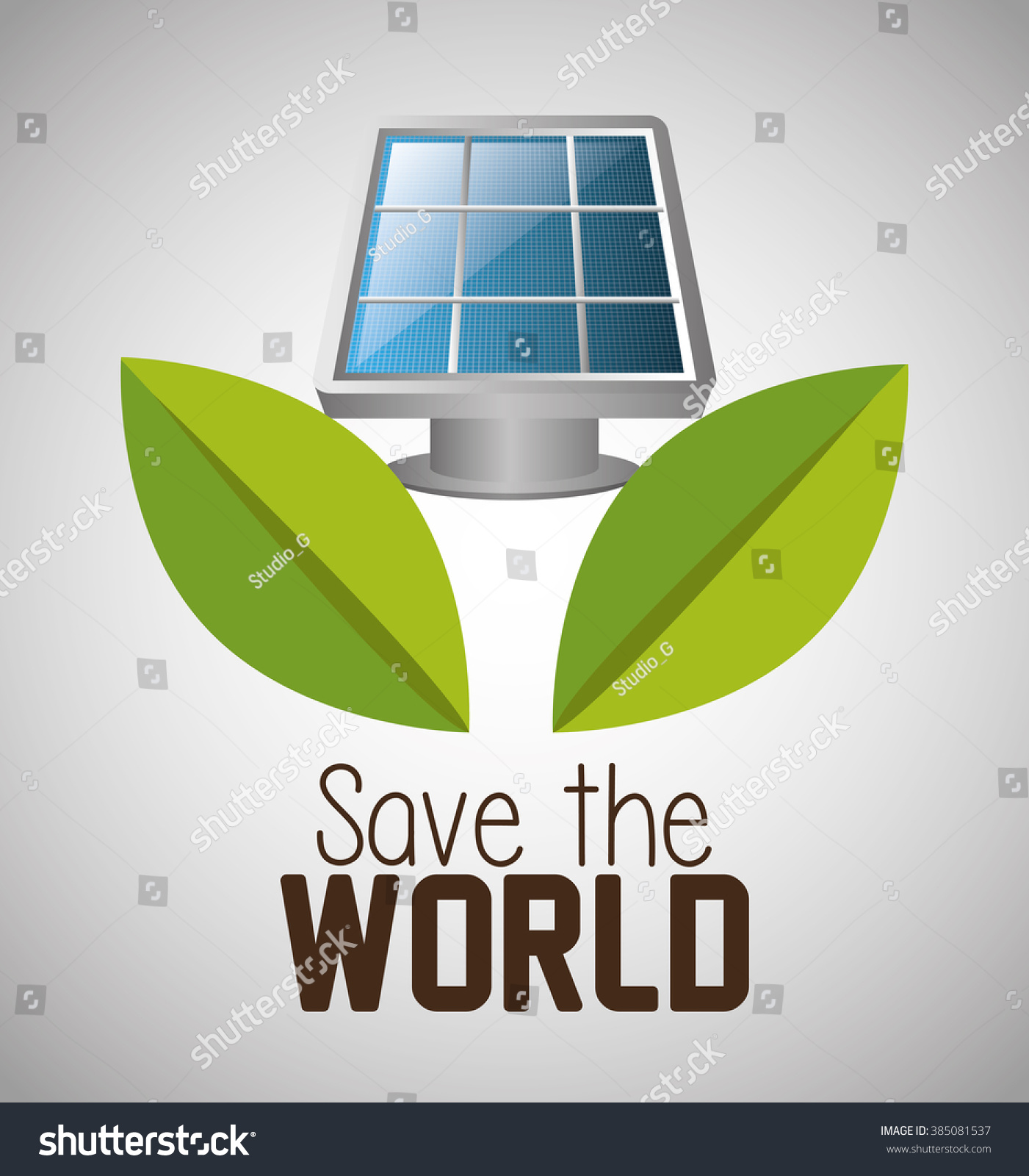 Think Green Design Stock Vector (Royalty Free) 385081537 | Shutterstock