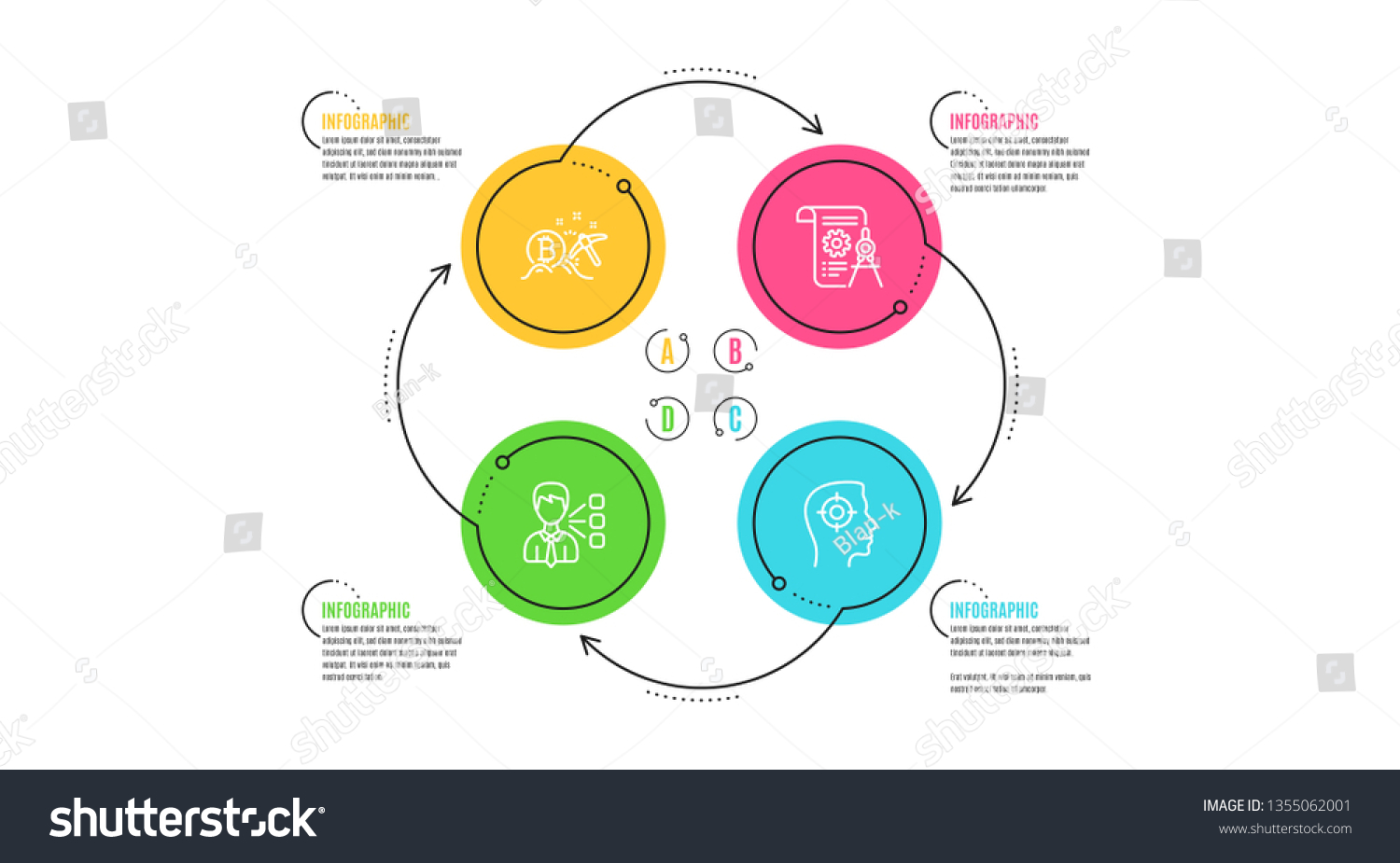 Third Party Bitcoin Mining Divider Document Stock Vector Royalty - 