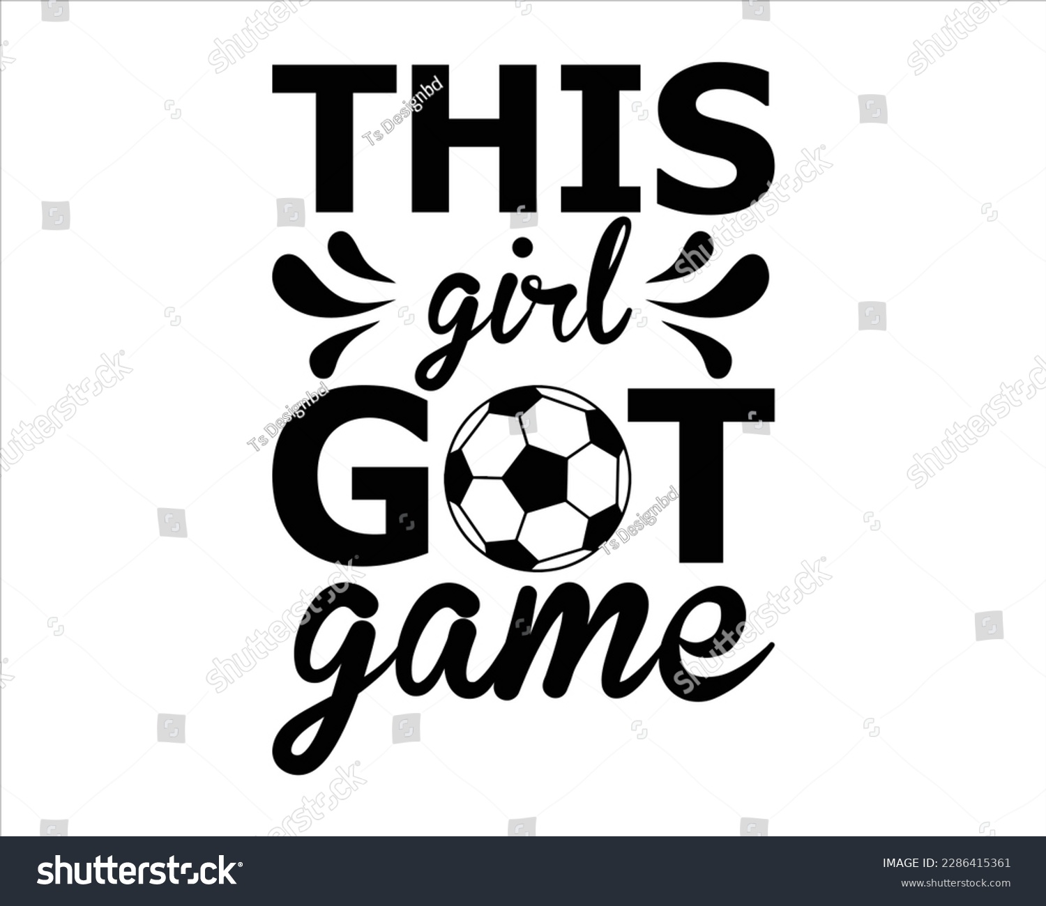 SVG of This Girl Got Game svg Design,Soccer svg Design,Soccer Mom Svg ,Soccer Mom Life design,Supportive Mom Svg, Sports, Cut File Cricut,Game Day, Retro Soccer svg