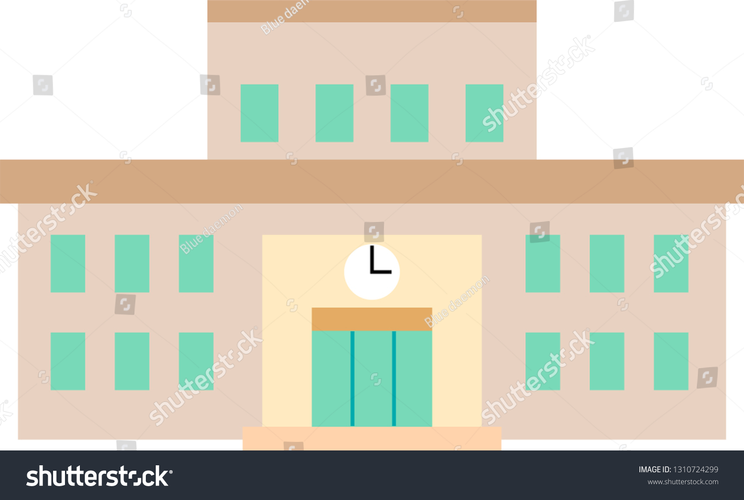 This Illustration Japanese School Stock Vector (Royalty Free ...